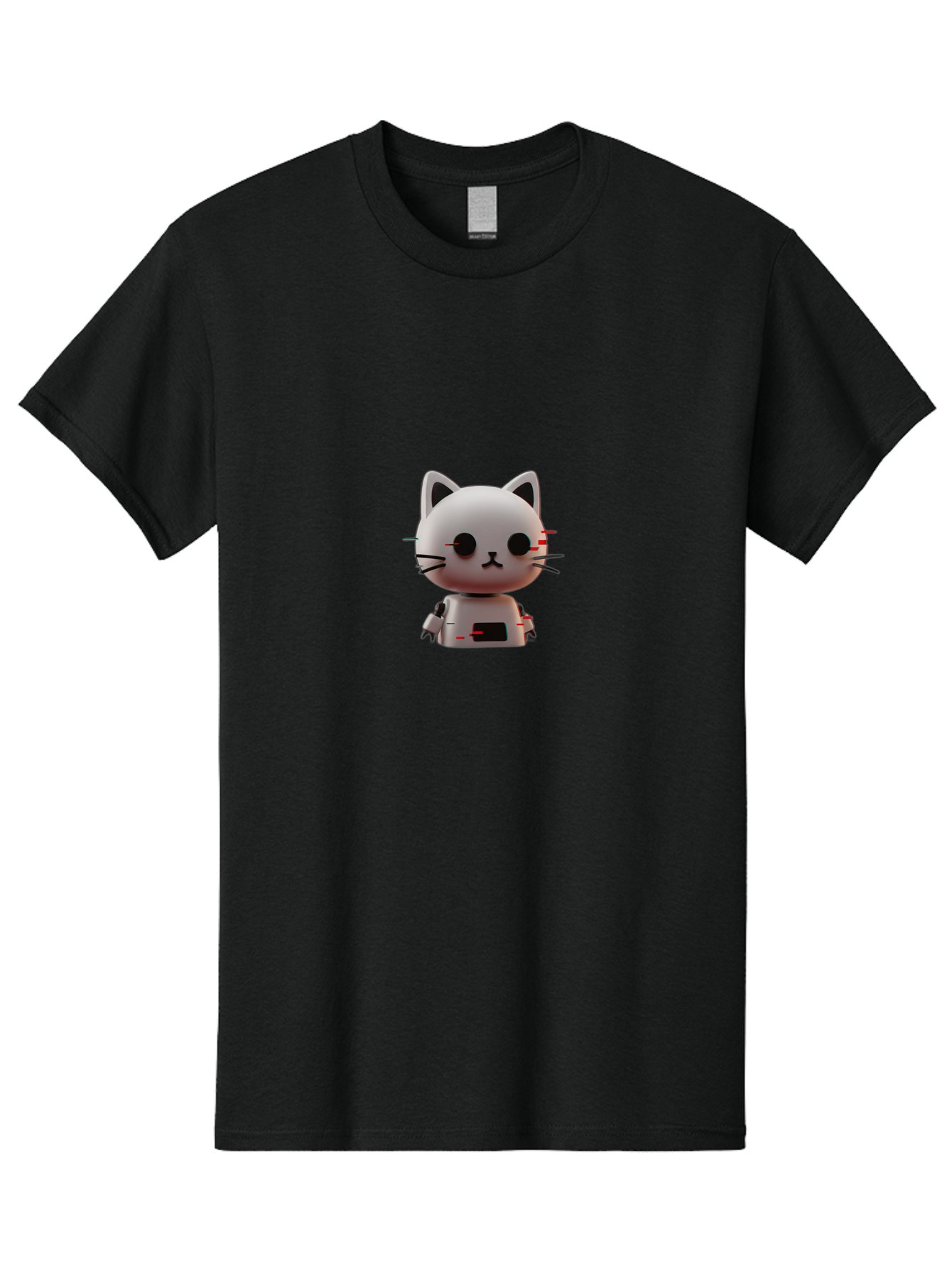Robot-Cat-5 Men'S Graphic Tee, 100% Cotton, Comfortable Casual Summer Wear, Machine Washable, Vintage Camera, Old Camera, Antique Camera, Black Camera, Classic Photography, Photography Equipment, Nostalgic Device, Film Camera, Camera Art Ban330 11