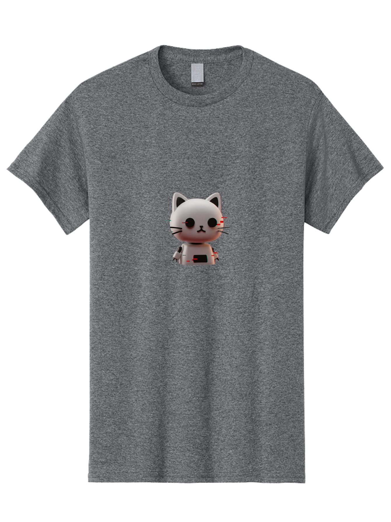 Robot-Cat-5 Men'S Graphic Tee, 100% Cotton, Comfortable Casual Summer Wear, Machine Washable, Vintage Camera, Old Camera, Antique Camera, Black Camera, Classic Photography, Photography Equipment, Nostalgic Device, Film Camera, Camera Art Ban330 12
