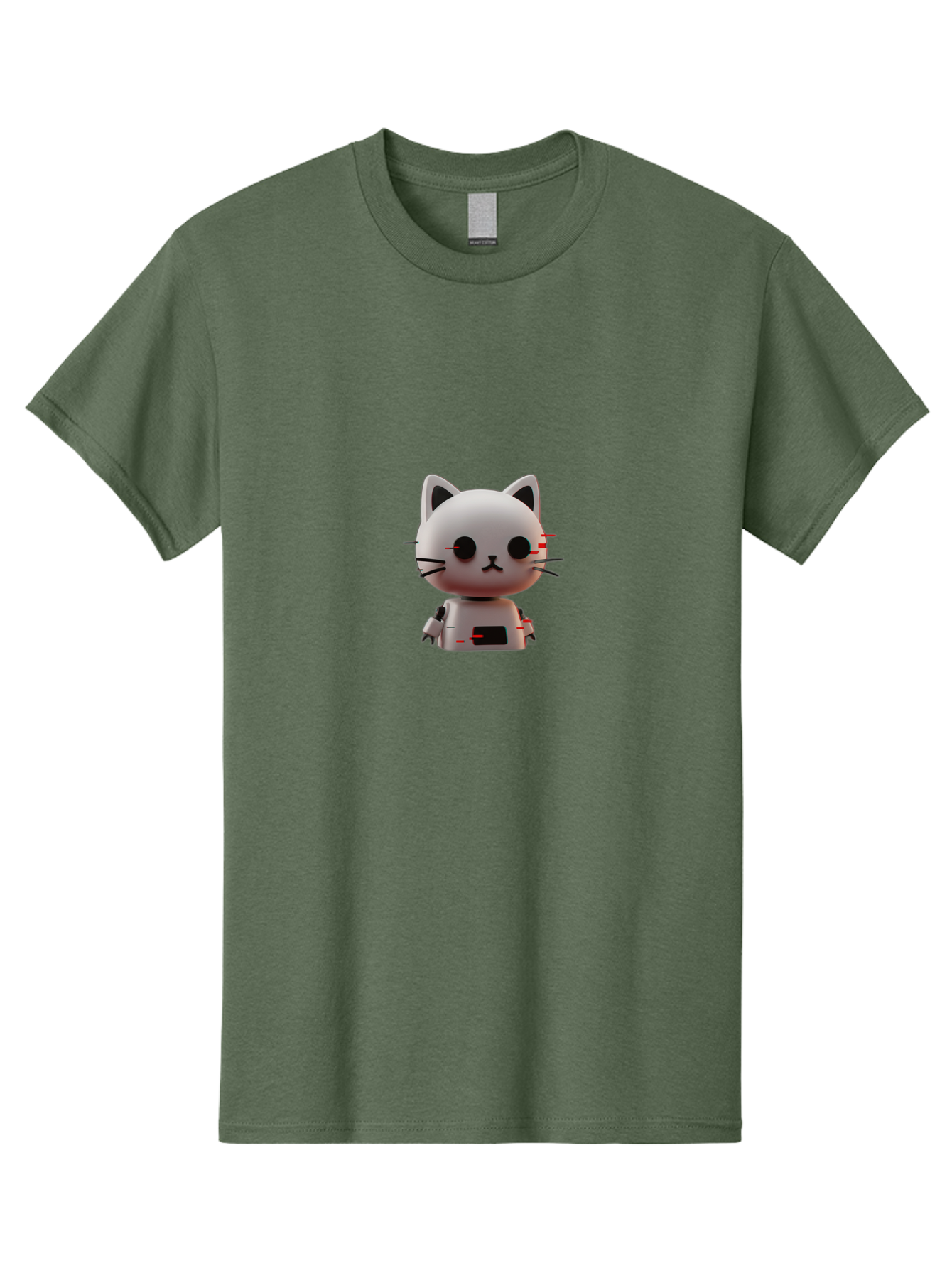 Robot-Cat-5 Men'S Graphic Tee, 100% Cotton, Comfortable Casual Summer Wear, Machine Washable, Vintage Camera, Old Camera, Antique Camera, Black Camera, Classic Photography, Photography Equipment, Nostalgic Device, Film Camera, Camera Art Ban330 13