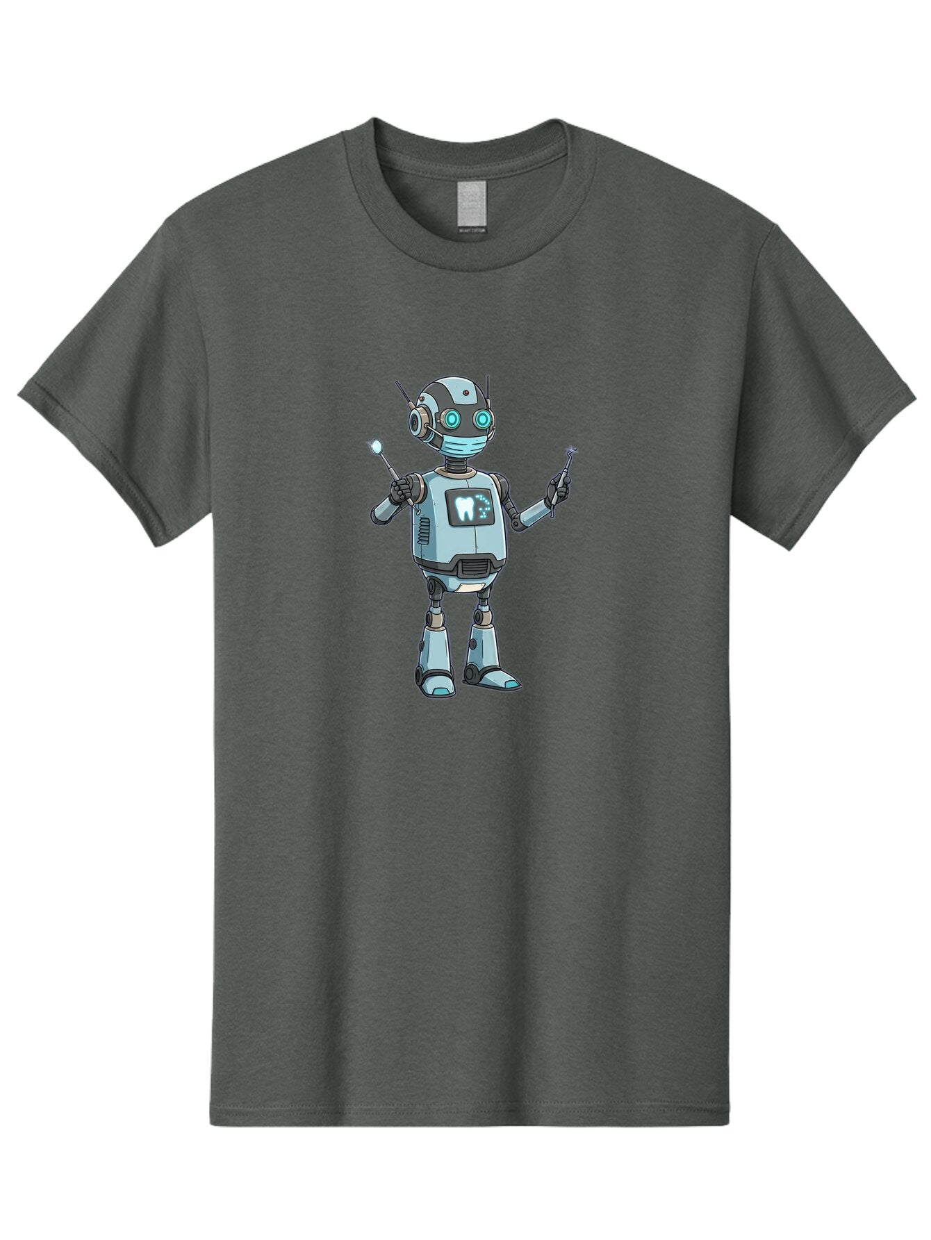 Robot-Dentist-1 Men'S Graphic Tee, 100% Cotton, Comfortable Casual Summer Wear, Machine Washable, Vintage Camera, Old Camera, Antique Camera, Black Camera, Classic Photography, Photography Equipment, Nostalgic Device, Film Camera, Camera Art Ban334 14