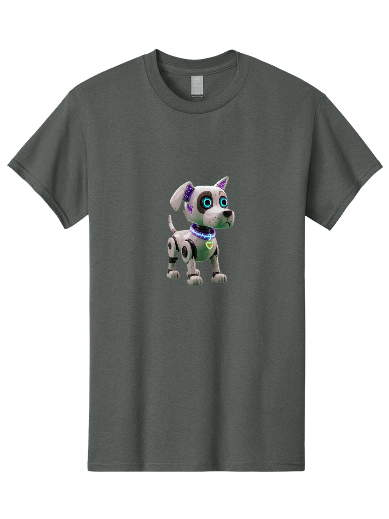 Robot-Dog-1 Men'S Graphic Tee, 100% Cotton, Comfortable Casual Summer Wear, Machine Washable, Vintage Camera, Old Camera, Antique Camera, Black Camera, Classic Photography, Photography Equipment, Nostalgic Device, Film Camera, Camera Art Ban336 14