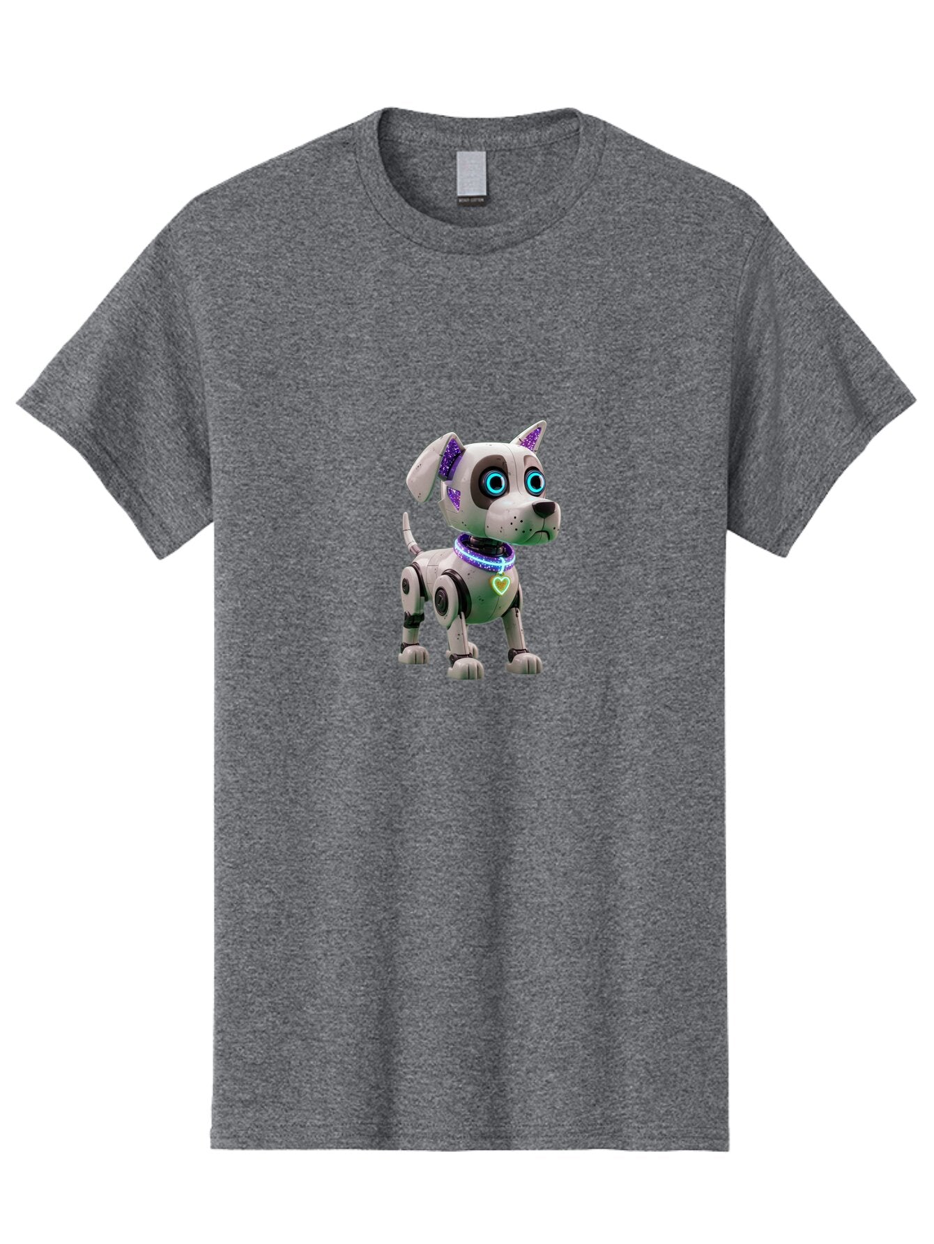 Robot-Dog-1 Men'S Graphic Tee, 100% Cotton, Comfortable Casual Summer Wear, Machine Washable, Vintage Camera, Old Camera, Antique Camera, Black Camera, Classic Photography, Photography Equipment, Nostalgic Device, Film Camera, Camera Art Ban336
