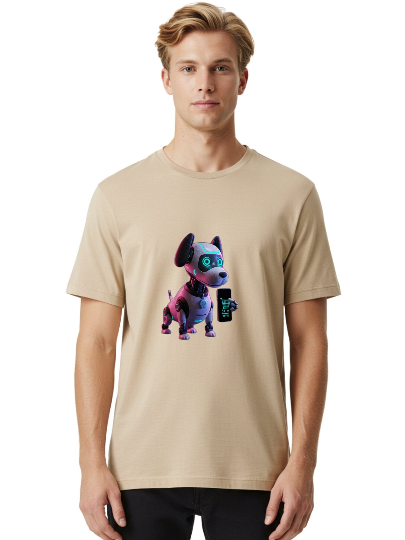 Robot-Dog-Shopping Men'S Graphic Tee, 100% Cotton, Comfortable Casual Summer Wear, Machine Washable, Vintage Camera, Old Camera, Antique Camera, Black Camera, Classic Photography, Photography Equipment, Nostalgic Device, Film Camera, Ban338 26