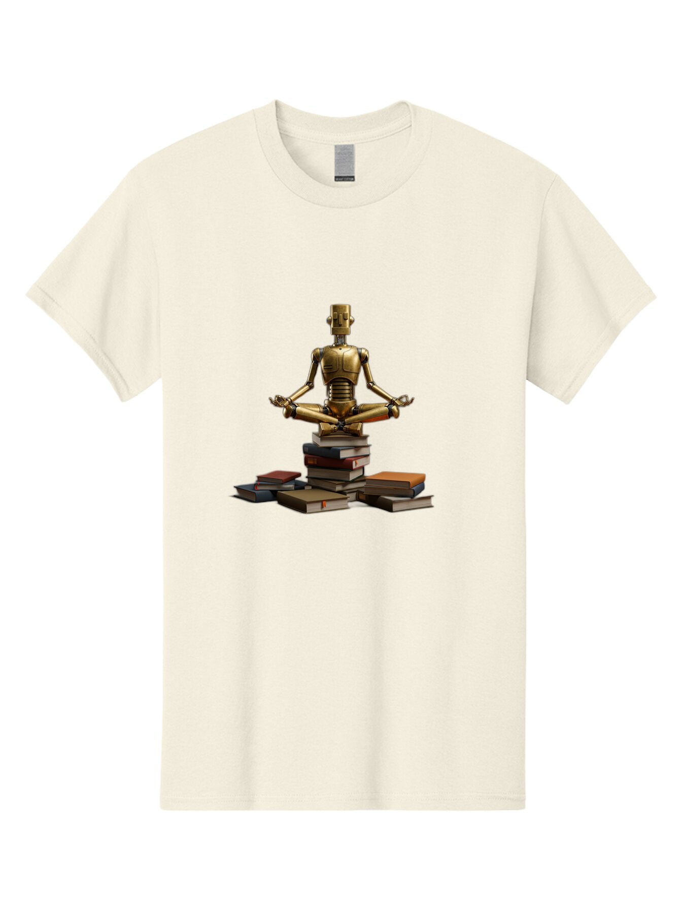 Robot-In-Meditation-Pose Men'S Graphic Tee, 100% Cotton, Comfortable Casual Summer Wear, Machine Washable, Vintage Camera, Old Camera, Antique Camera, Black Camera, Classic Photography, Photography Equipment, Nostalgic Device, Film Camera, Ban342 8