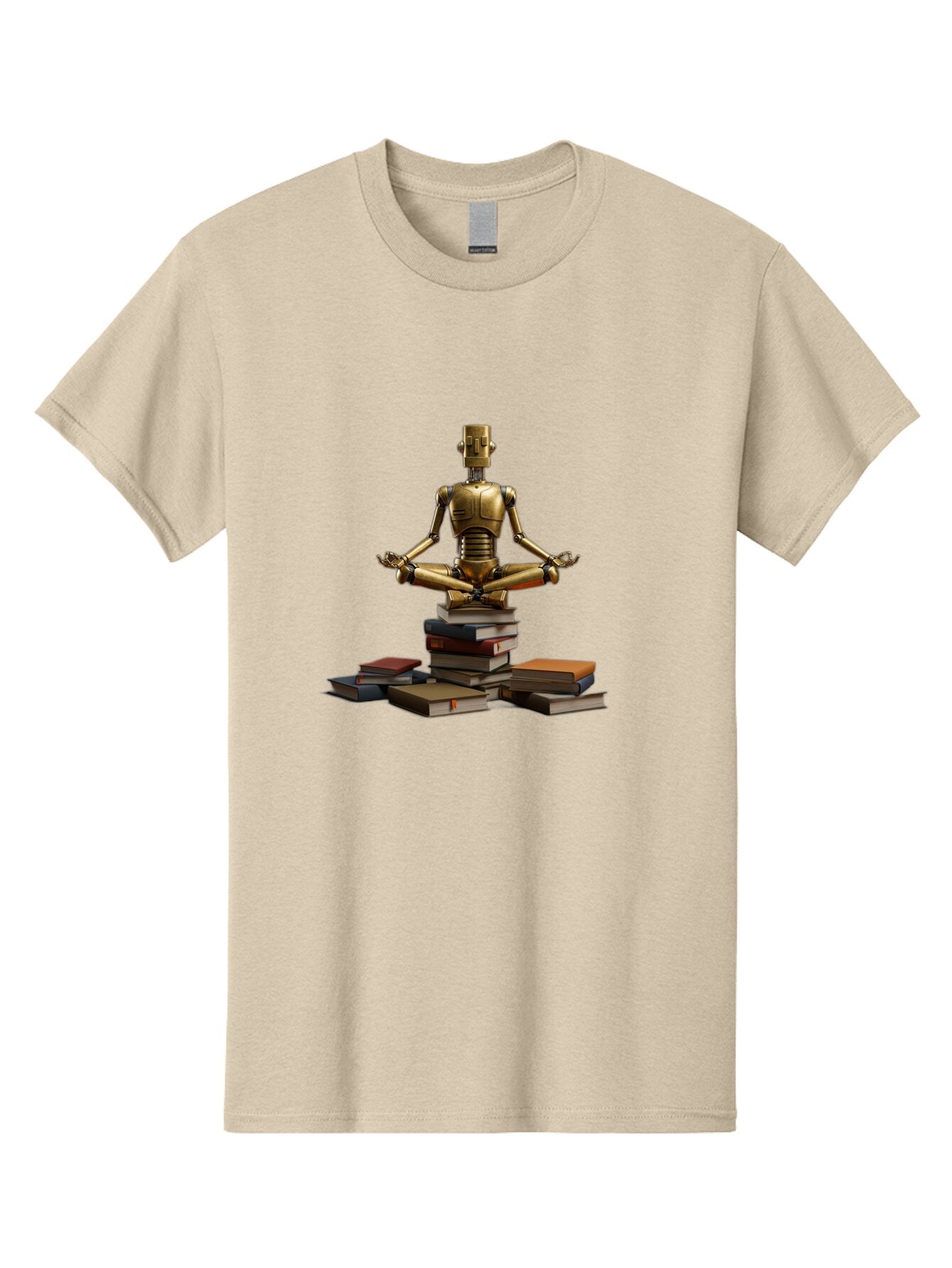 Robot-In-Meditation-Pose Men'S Graphic Tee, 100% Cotton, Comfortable Casual Summer Wear, Machine Washable, Vintage Camera, Old Camera, Antique Camera, Black Camera, Classic Photography, Photography Equipment, Nostalgic Device, Film Camera, Ban342 4