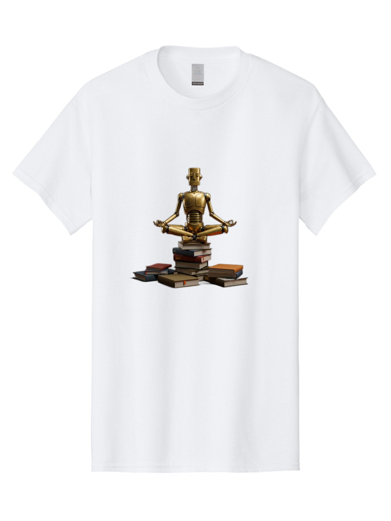 Robot-In-Meditation-Pose Men'S Graphic Tee, 100% Cotton, Comfortable Casual Summer Wear, Machine Washable, Vintage Camera, Old Camera, Antique Camera, Black Camera, Classic Photography, Photography Equipment, Nostalgic Device, Film Camera, Ban342 7