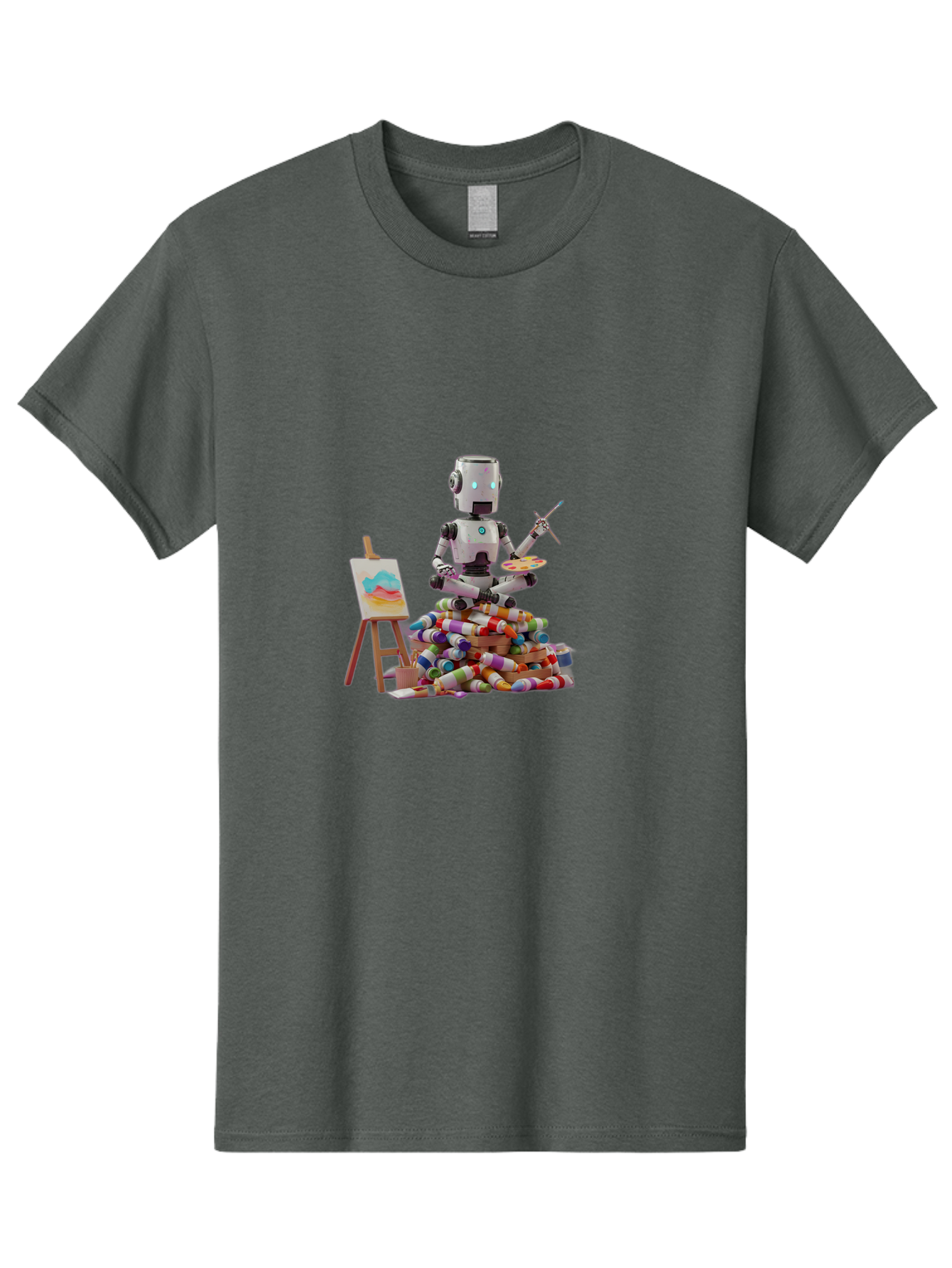 Robot-Painter Men'S Graphic Tee, 100% Cotton, Comfortable Casual Summer Wear, Machine Washable, Vintage Camera, Old Camera, Antique Camera, Black Camera, Classic Photography, Photography Equipment, Nostalgic Device, Film Camera, Camera Art Ban345