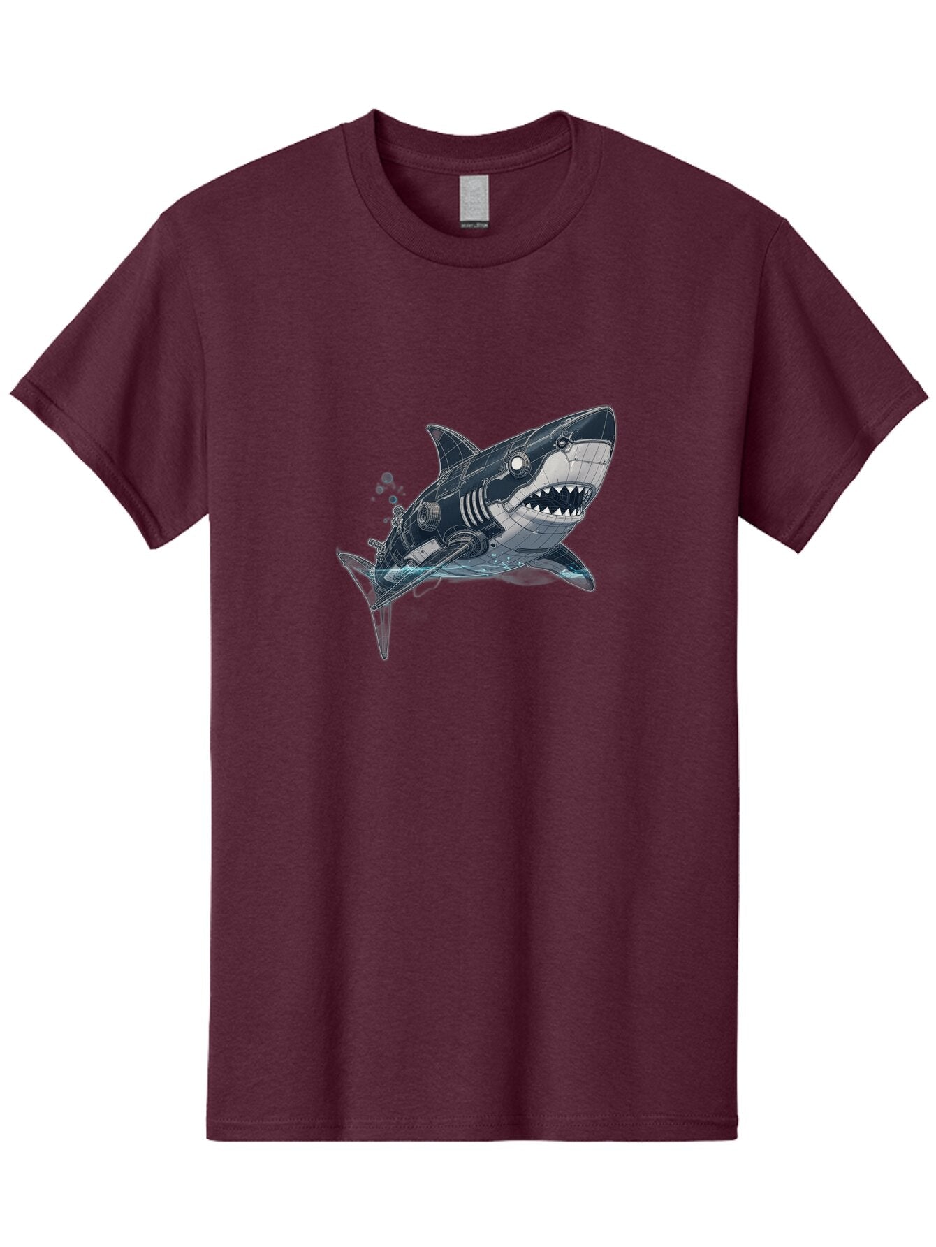 Robot-Shark Men'S Graphic Tee, 100% Cotton, Comfortable Casual Summer Wear, Machine Washable, Vintage Camera, Old Camera, Antique Camera, Black Camera, Classic Photography, Photography Equipment, Nostalgic Device, Film Camera, Camera Art Ban347 4