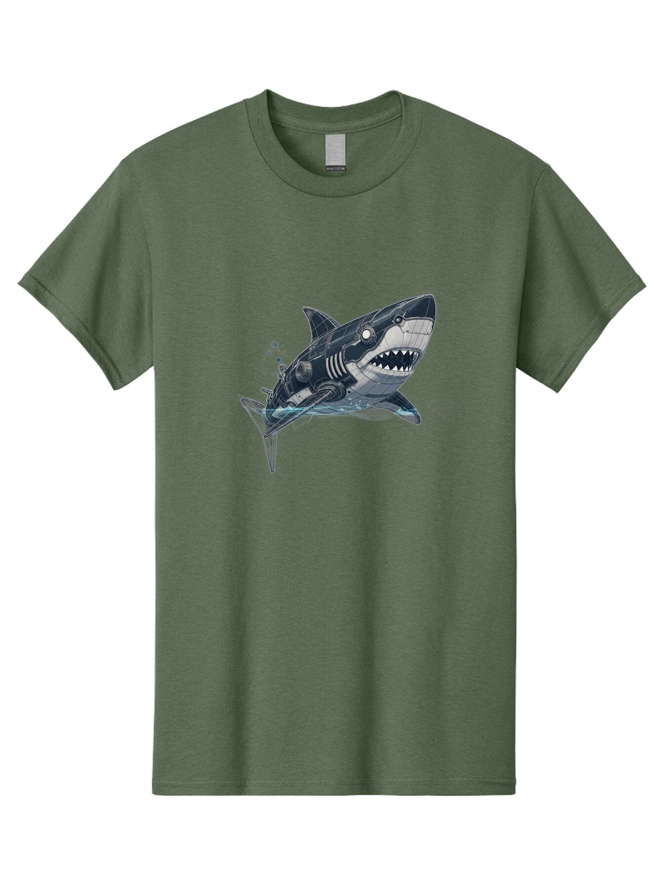 Robot-Shark Men'S Graphic Tee, 100% Cotton, Comfortable Casual Summer Wear, Machine Washable, Vintage Camera, Old Camera, Antique Camera, Black Camera, Classic Photography, Photography Equipment, Nostalgic Device, Film Camera, Camera Art Ban347