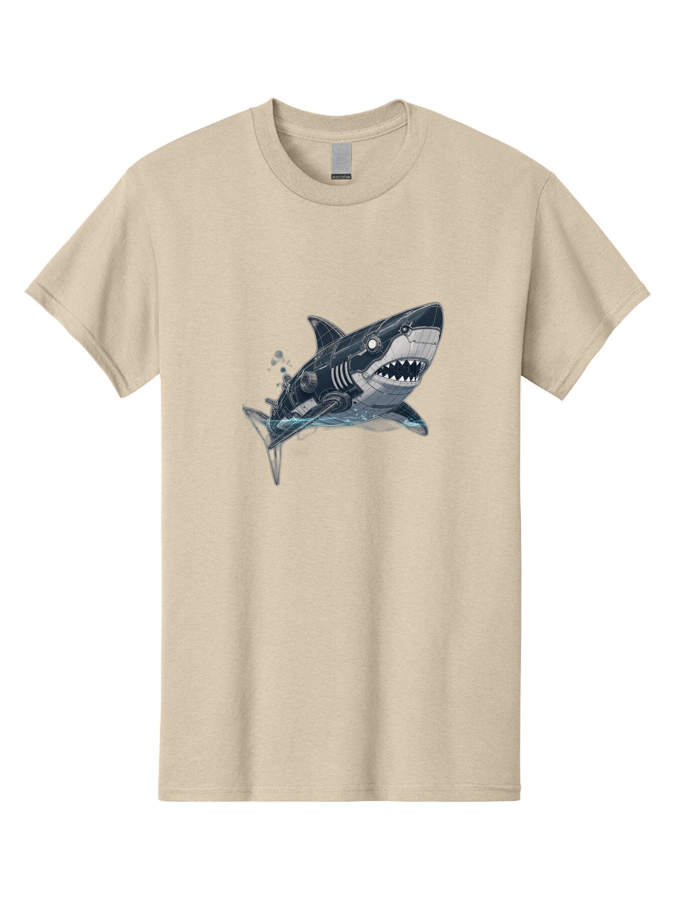 Robot-Shark Men'S Graphic Tee, 100% Cotton, Comfortable Casual Summer Wear, Machine Washable, Vintage Camera, Old Camera, Antique Camera, Black Camera, Classic Photography, Photography Equipment, Nostalgic Device, Film Camera, Camera Art Ban347 5