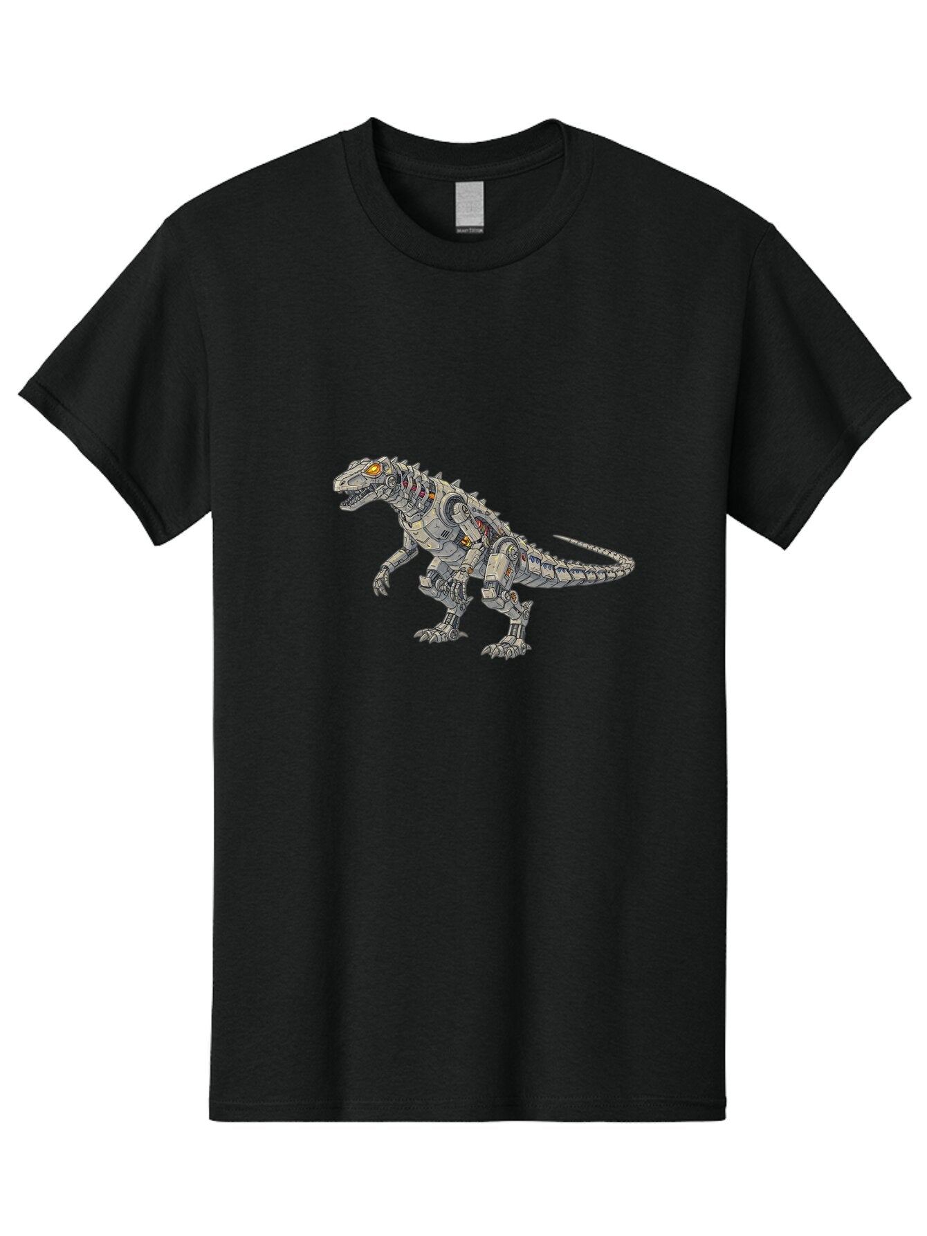 Robot-T-Rex Men'S Graphic Tee, 100% Cotton, Comfortable Casual Summer Wear, Machine Washable, Vintage Camera, Old Camera, Antique Camera, Black Camera, Classic Photography, Photography Equipment, Nostalgic Device, Film Camera, Camera Art Ban348 6