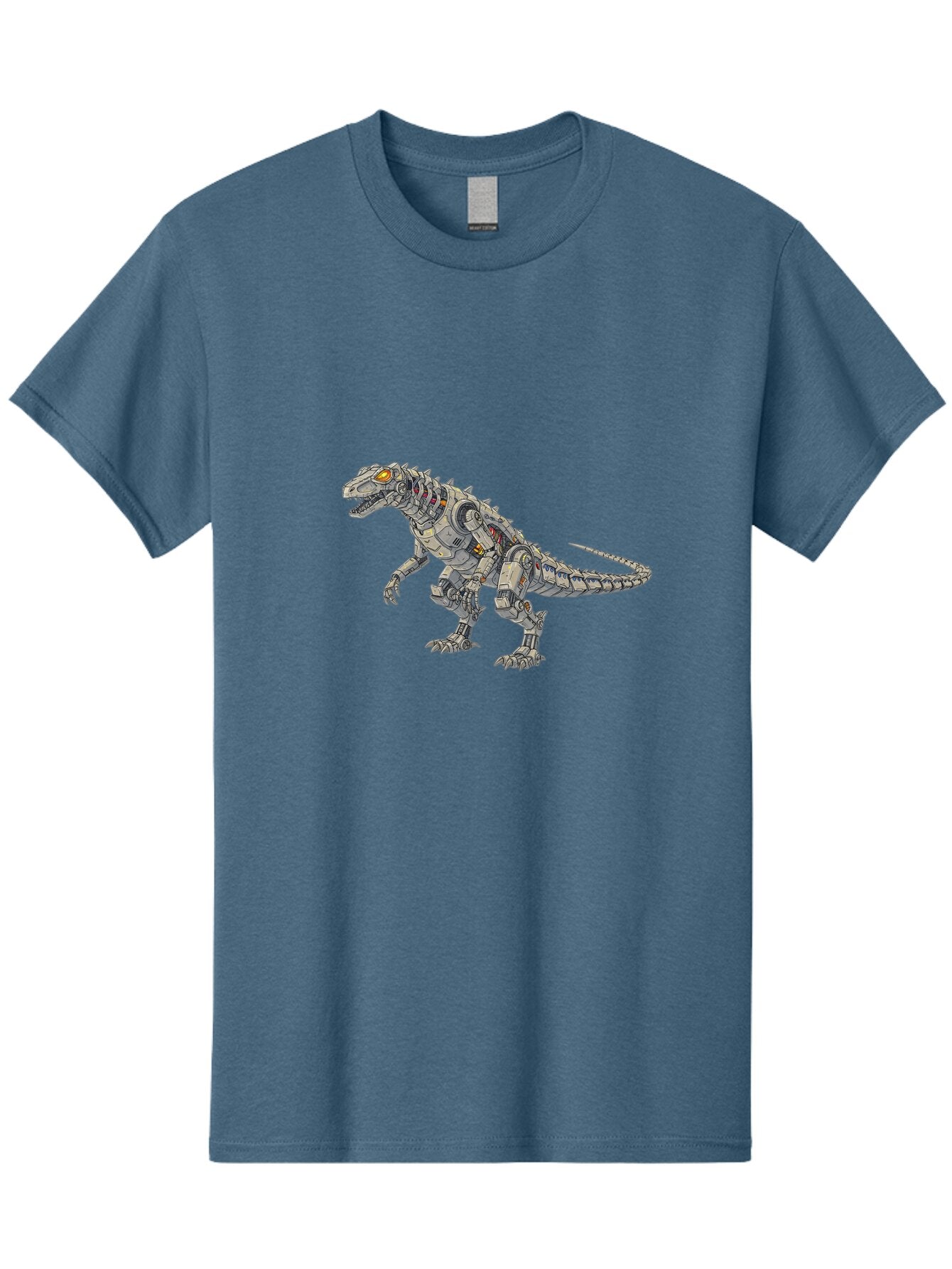 Robot-T-Rex Men'S Graphic Tee, 100% Cotton, Comfortable Casual Summer Wear, Machine Washable, Vintage Camera, Old Camera, Antique Camera, Black Camera, Classic Photography, Photography Equipment, Nostalgic Device, Film Camera, Camera Art Ban348 14