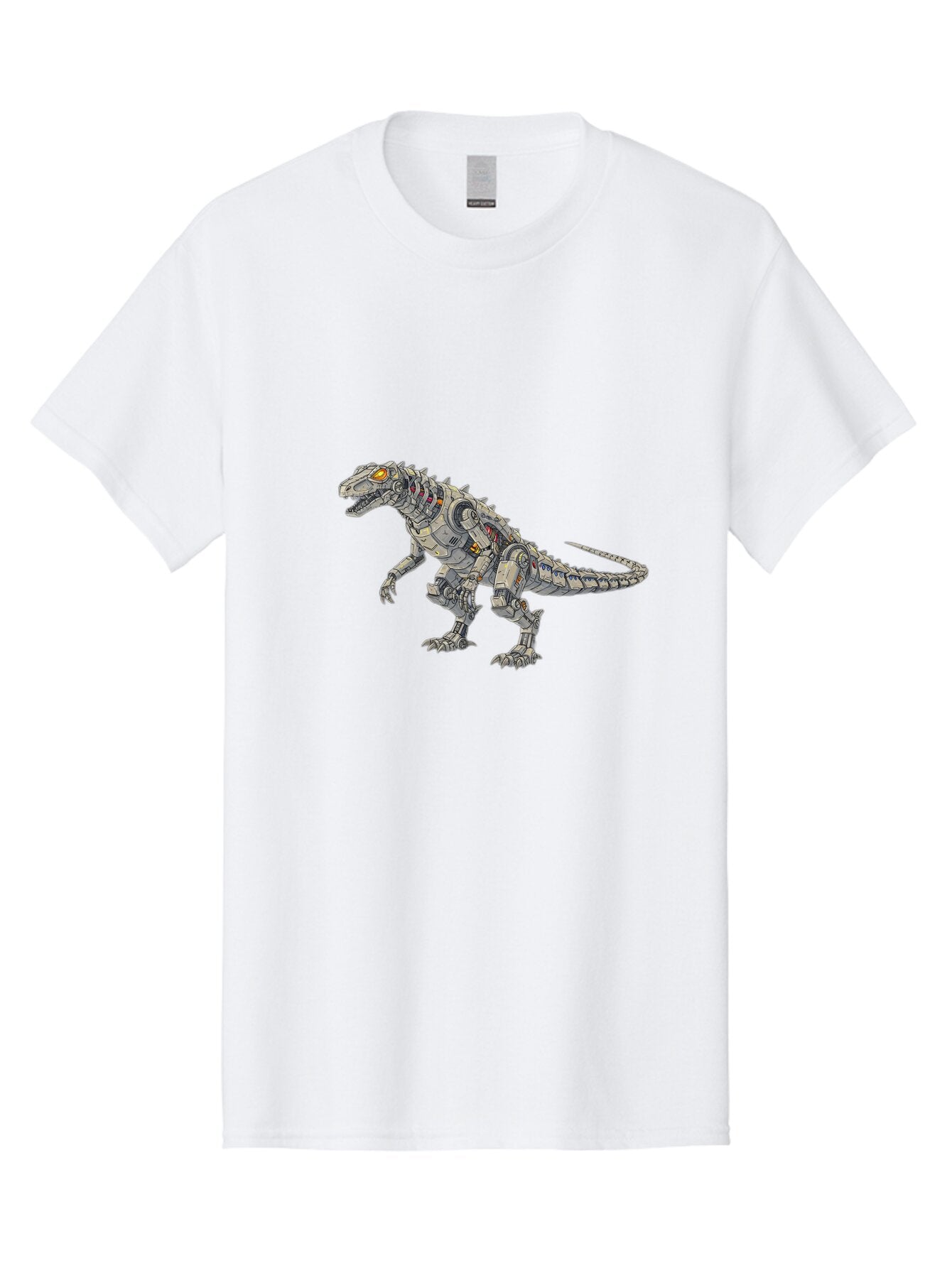Robot-T-Rex Men'S Graphic Tee, 100% Cotton, Comfortable Casual Summer Wear, Machine Washable, Vintage Camera, Old Camera, Antique Camera, Black Camera, Classic Photography, Photography Equipment, Nostalgic Device, Film Camera, Camera Art Ban348 12