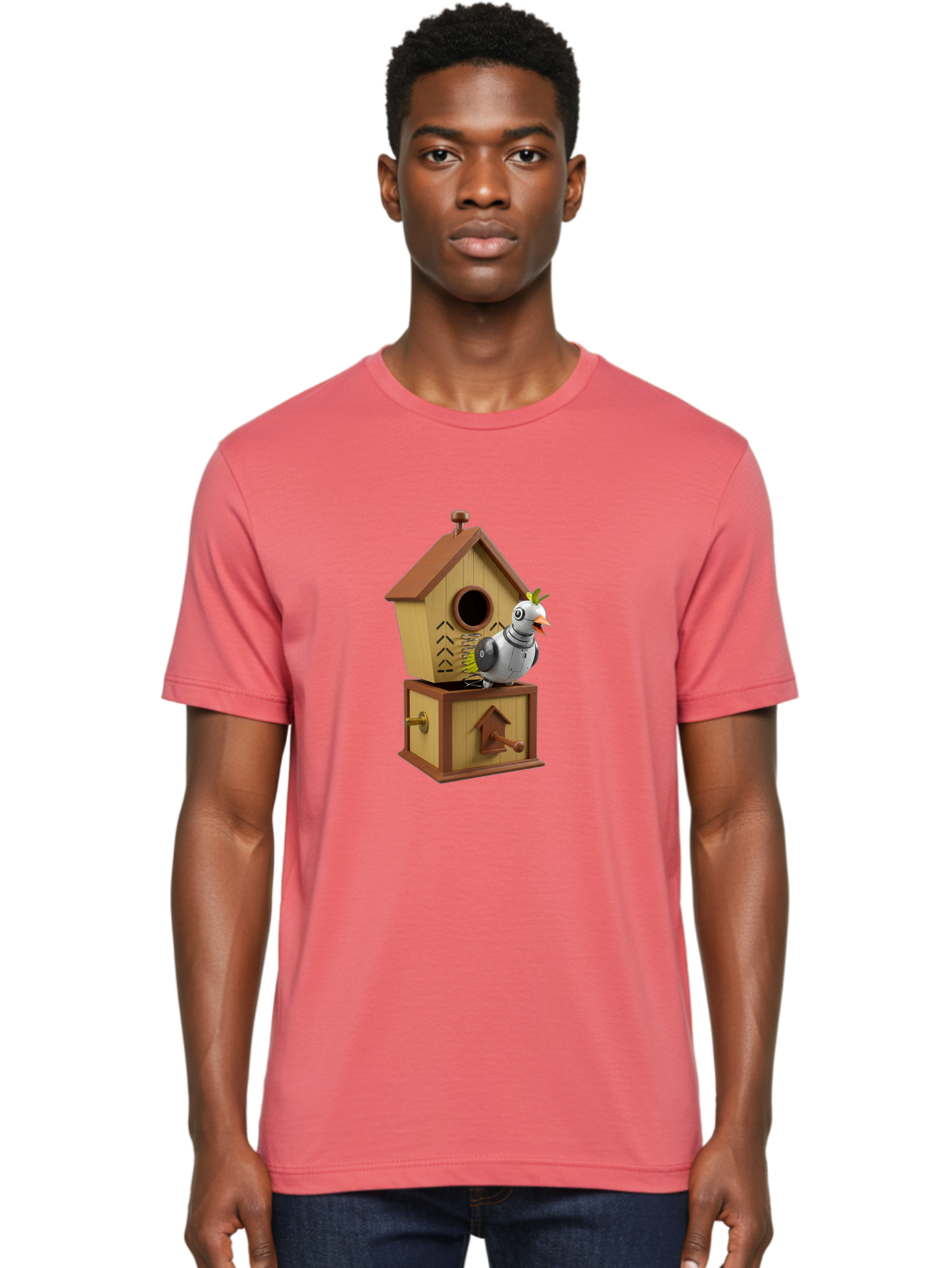 Robotic-Bird Men'S Graphic Tee, 100% Cotton, Comfortable Casual Summer Wear, Machine Washable, Vintage Camera, Old Camera, Antique Camera, Black Camera, Classic Photography, Photography Equipment, Nostalgic Device, Film Camera, Camera Art Ban352 24