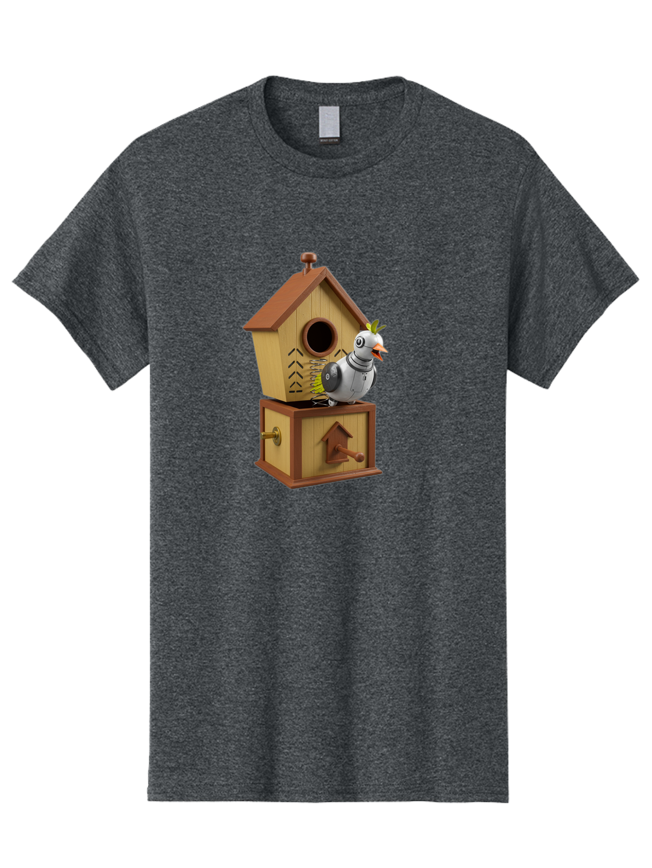 Robotic-Bird Men'S Graphic Tee, 100% Cotton, Comfortable Casual Summer Wear, Machine Washable, Vintage Camera, Old Camera, Antique Camera, Black Camera, Classic Photography, Photography Equipment, Nostalgic Device, Film Camera, Camera Art Ban352