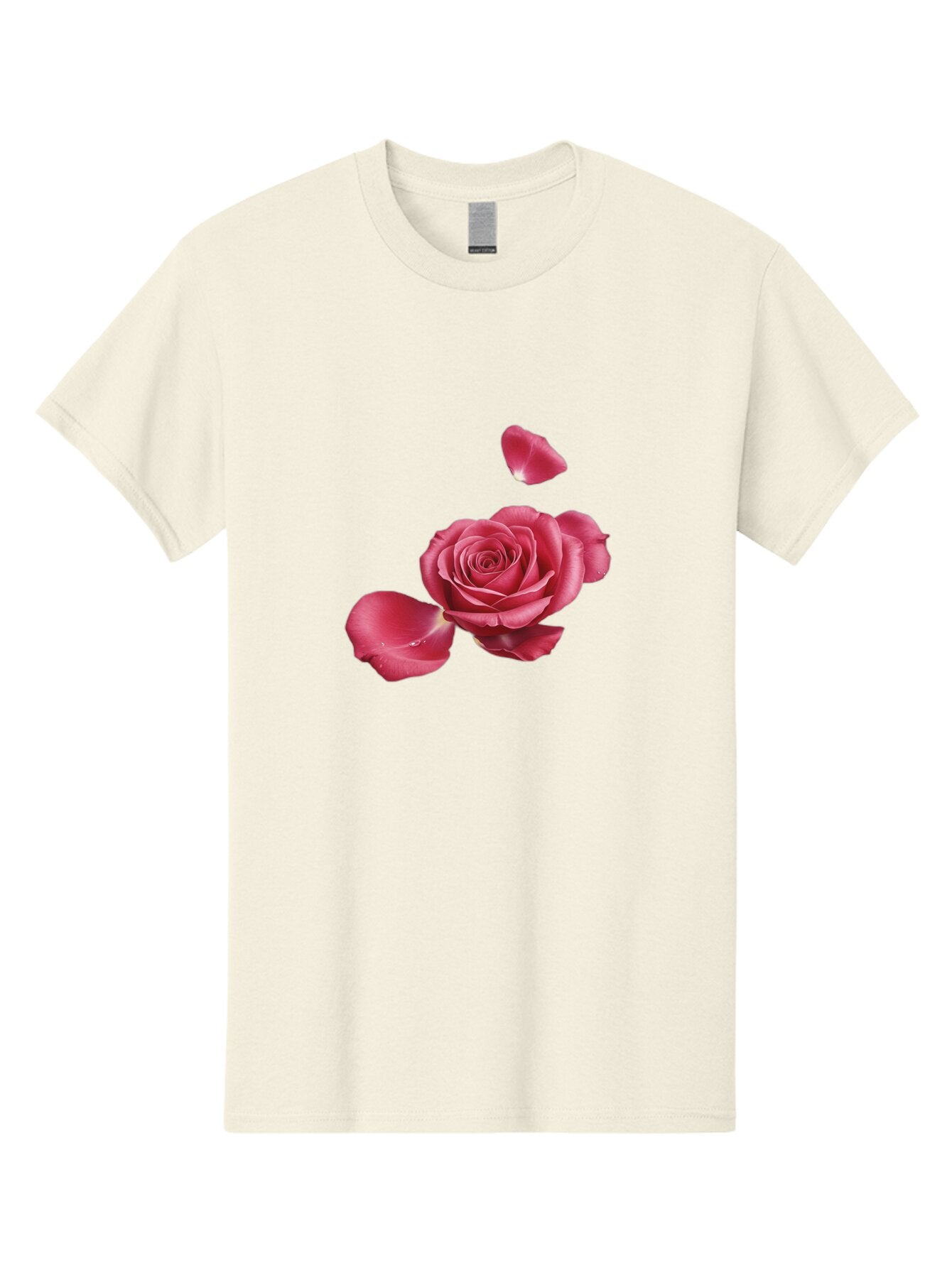 Rose-With-Falling-Petals Men'S Graphic Tee, 100% Cotton, Comfortable Casual Summer Wear, Machine Washable, Vintage Camera, Old Camera, Antique Camera, Black Camera, Classic Photography, Photography Equipment, Nostalgic Device, Film Camera, Ban363