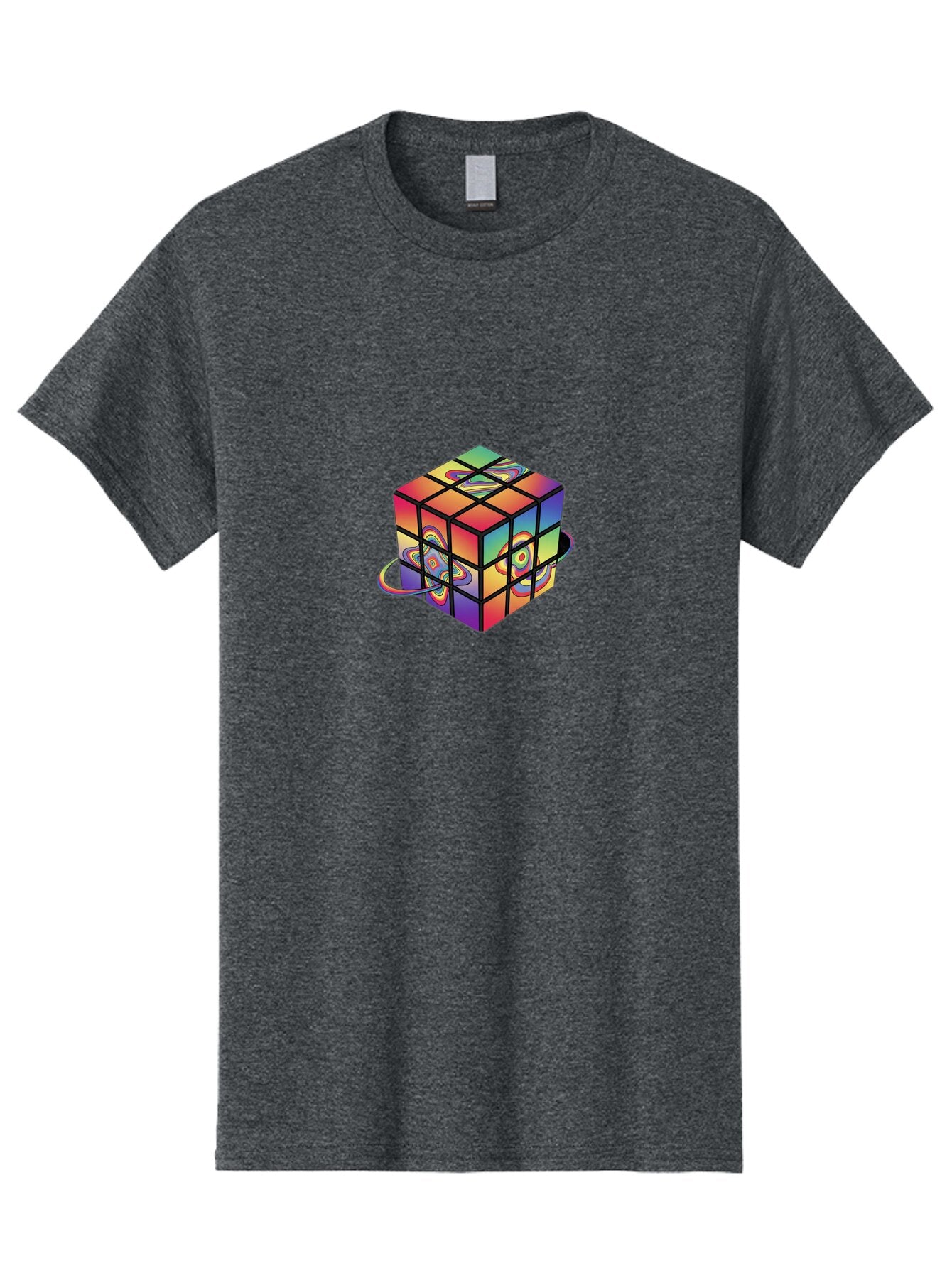 Rubik-S-Cube-2 Men'S Graphic Tee, 100% Cotton, Comfortable Casual Summer Wear, Machine Washable, Vintage Camera, Old Camera, Antique Camera, Black Camera, Classic Photography, Photography Equipment, Nostalgic Device, Film Camera, Camera Art Ban367 10