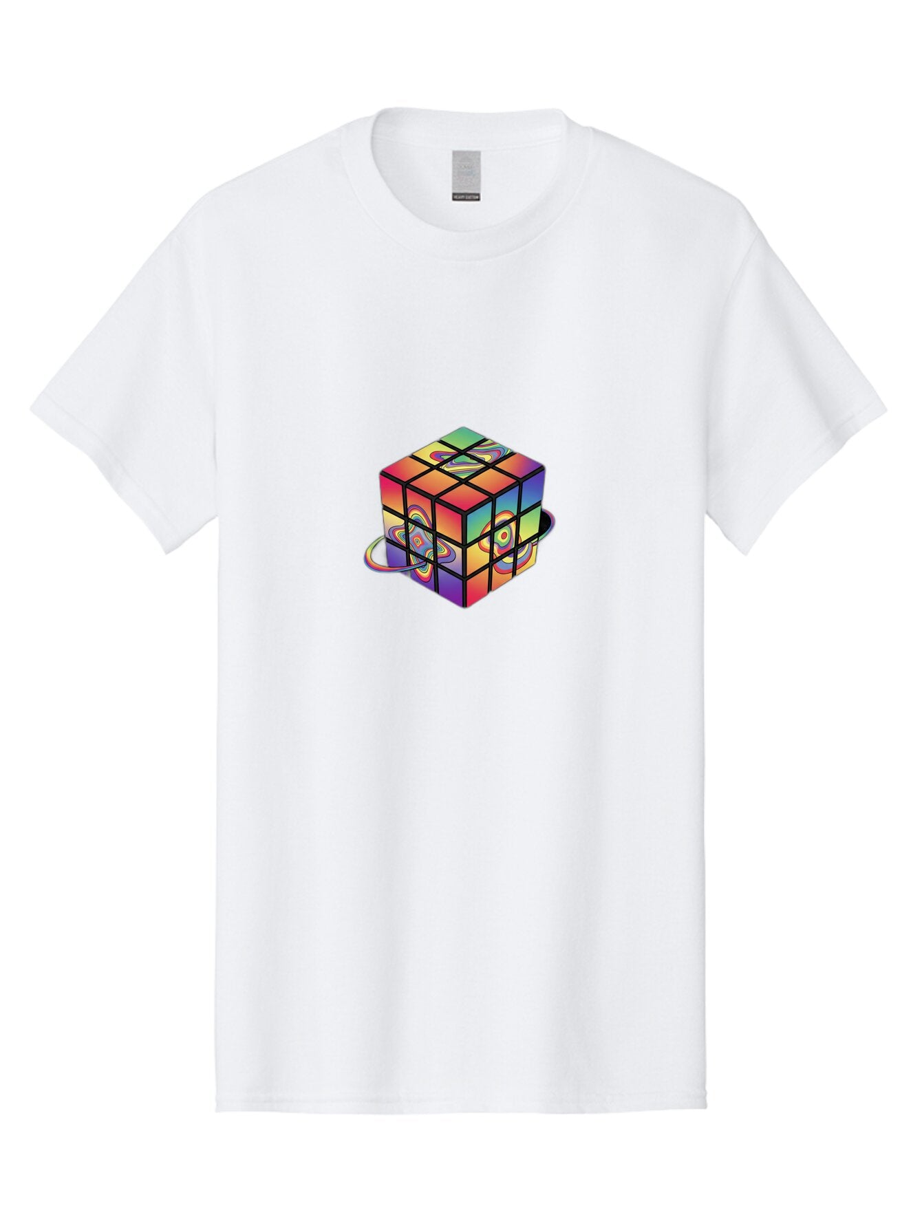 Rubik-S-Cube-2 Men'S Graphic Tee, 100% Cotton, Comfortable Casual Summer Wear, Machine Washable, Vintage Camera, Old Camera, Antique Camera, Black Camera, Classic Photography, Photography Equipment, Nostalgic Device, Film Camera, Camera Art Ban367 7