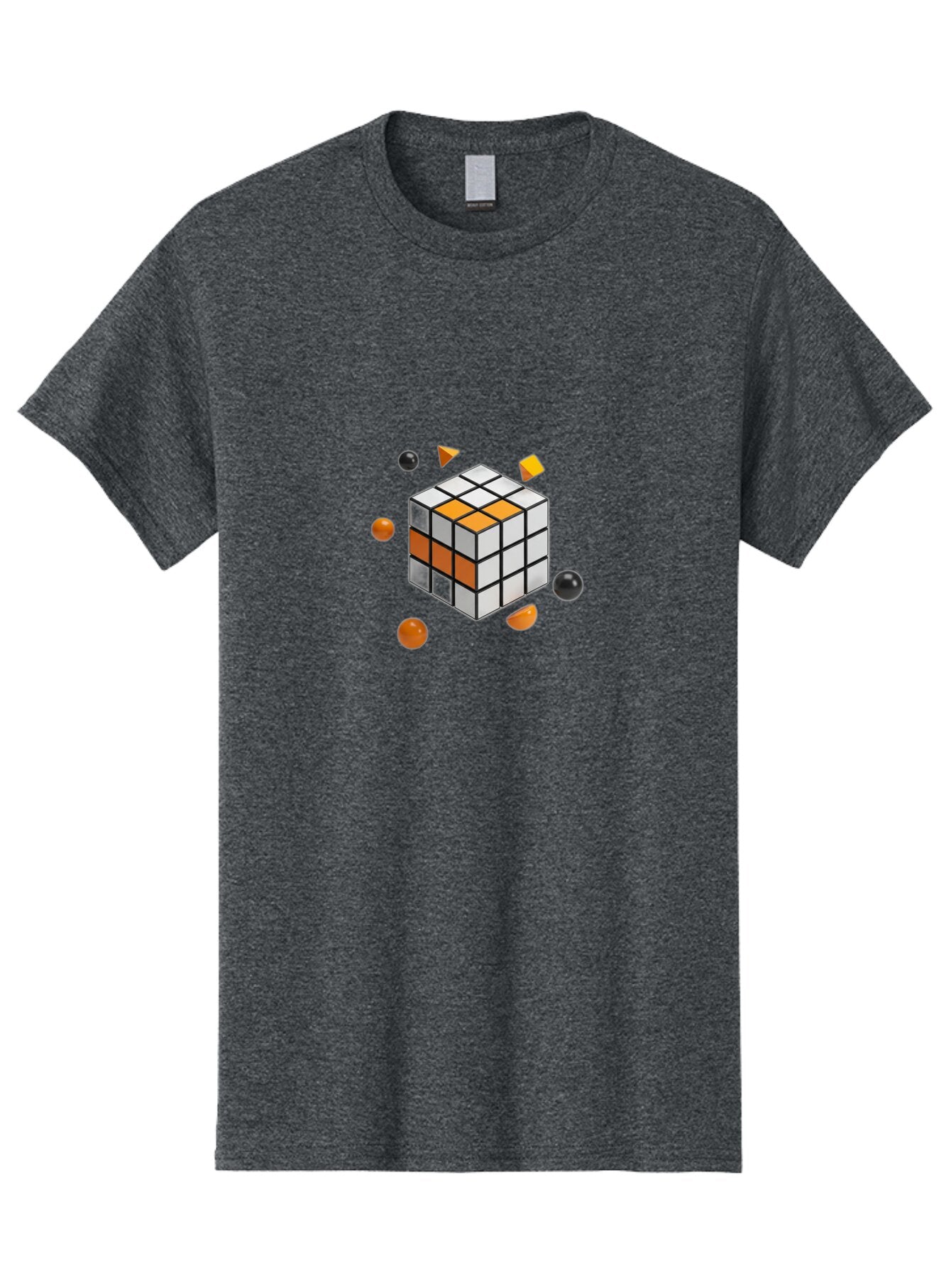 Rubik-S-Cube-4 Men'S Graphic Tee, 100% Cotton, Comfortable Casual Summer Wear, Machine Washable, Vintage Camera, Old Camera, Antique Camera, Black Camera, Classic Photography, Photography Equipment, Nostalgic Device, Film Camera, Camera Art Ban369 9