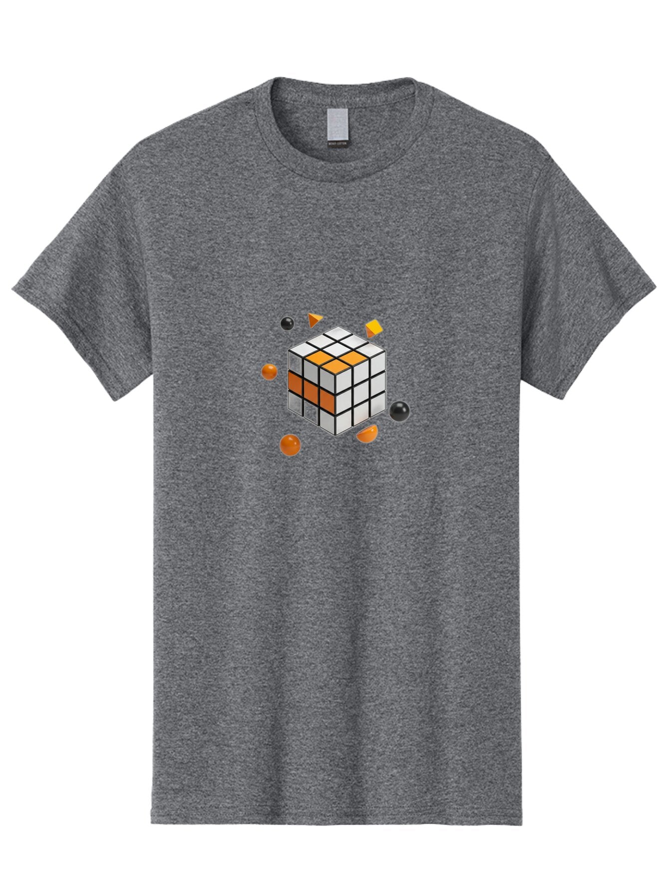 Rubik-S-Cube-4 Men'S Graphic Tee, 100% Cotton, Comfortable Casual Summer Wear, Machine Washable, Vintage Camera, Old Camera, Antique Camera, Black Camera, Classic Photography, Photography Equipment, Nostalgic Device, Film Camera, Camera Art Ban369 12