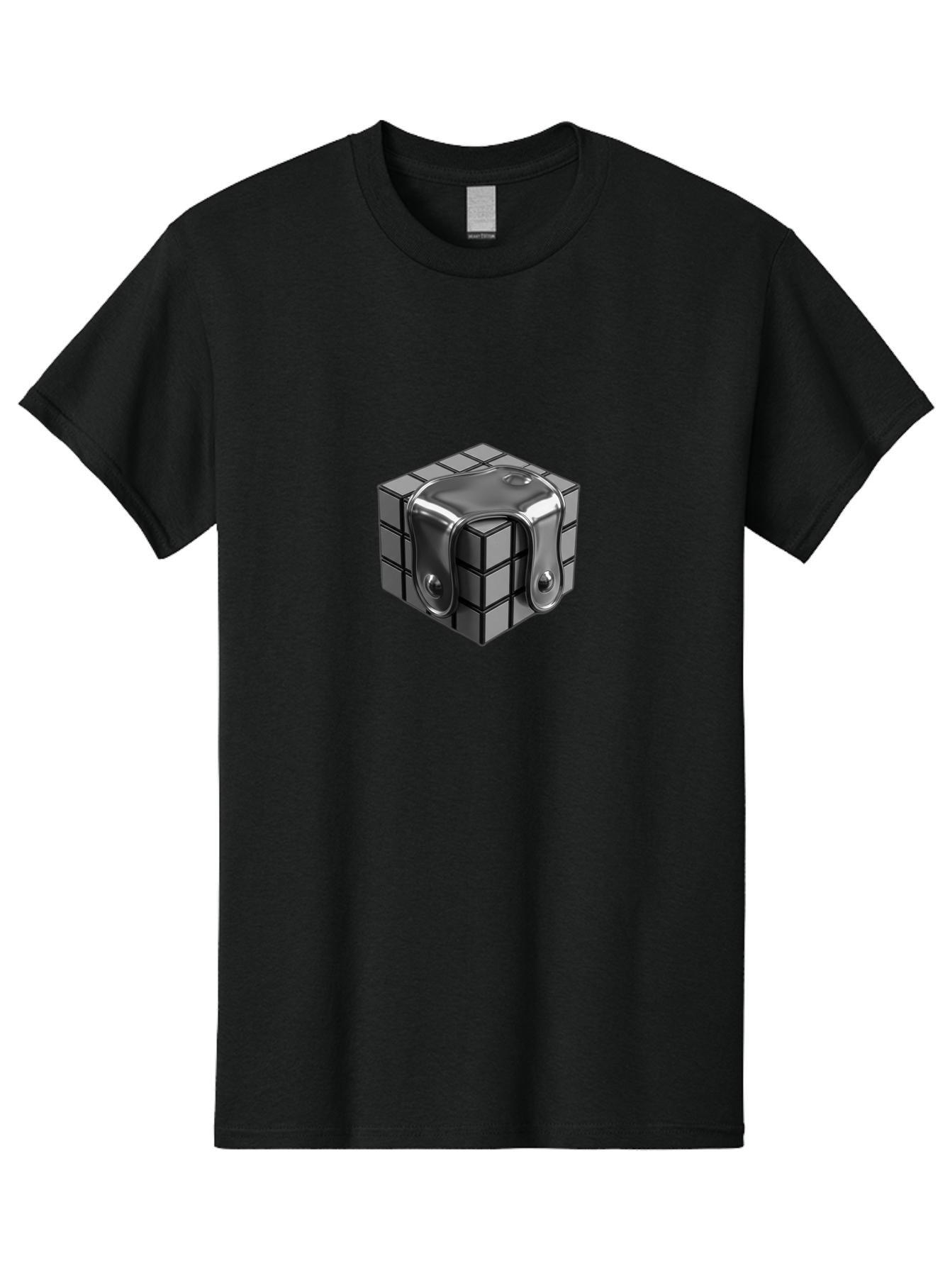 Rubik-S-Cube-5 Men'S Graphic Tee, 100% Cotton, Comfortable Casual Summer Wear, Machine Washable, Vintage Camera, Old Camera, Antique Camera, Black Camera, Classic Photography, Photography Equipment, Nostalgic Device, Film Camera, Camera Art Ban370