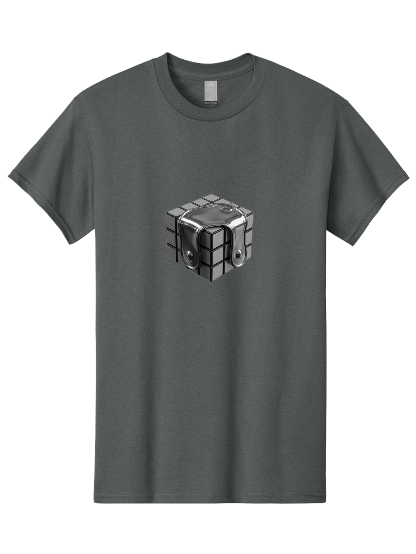 Rubik-S-Cube-5 Men'S Graphic Tee, 100% Cotton, Comfortable Casual Summer Wear, Machine Washable, Vintage Camera, Old Camera, Antique Camera, Black Camera, Classic Photography, Photography Equipment, Nostalgic Device, Film Camera, Camera Art Ban370