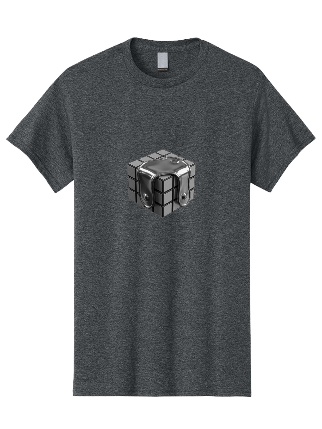 Rubik-S-Cube-5 Men'S Graphic Tee, 100% Cotton, Comfortable Casual Summer Wear, Machine Washable, Vintage Camera, Old Camera, Antique Camera, Black Camera, Classic Photography, Photography Equipment, Nostalgic Device, Film Camera, Camera Art Ban370 4