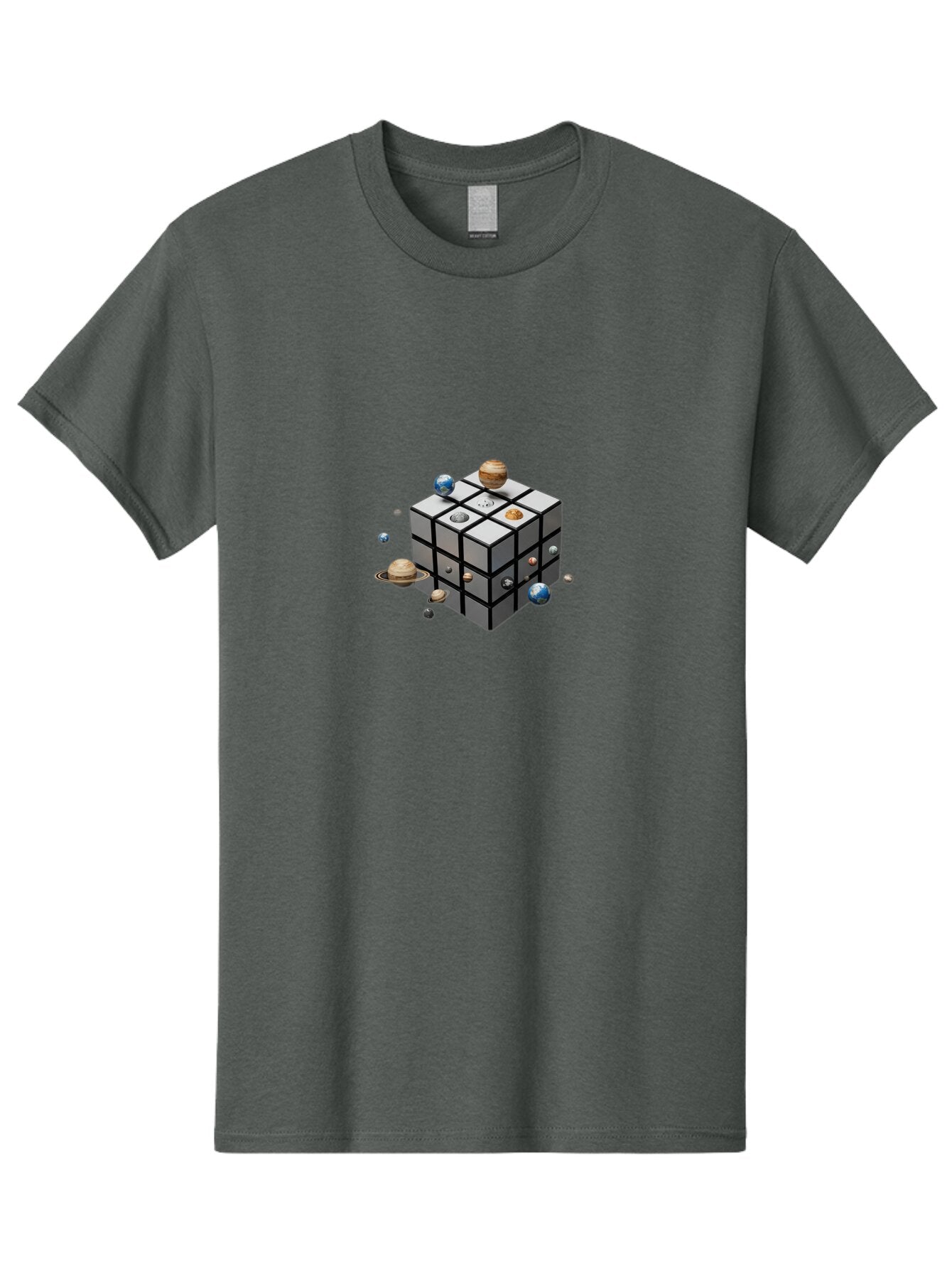 Rubik-S-Cube-7 Men'S Graphic Tee, 100% Cotton, Comfortable Casual Summer Wear, Machine Washable, Vintage Camera, Old Camera, Antique Camera, Black Camera, Classic Photography, Photography Equipment, Nostalgic Device, Film Camera, Camera Art Ban372 6