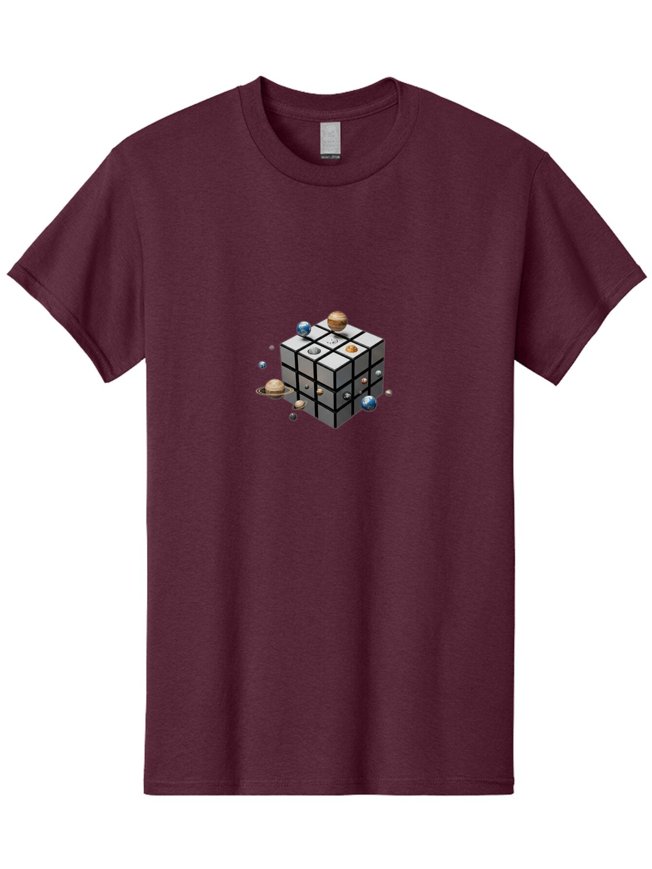 Rubik-S-Cube-7 Men'S Graphic Tee, 100% Cotton, Comfortable Casual Summer Wear, Machine Washable, Vintage Camera, Old Camera, Antique Camera, Black Camera, Classic Photography, Photography Equipment, Nostalgic Device, Film Camera, Camera Art Ban372 4