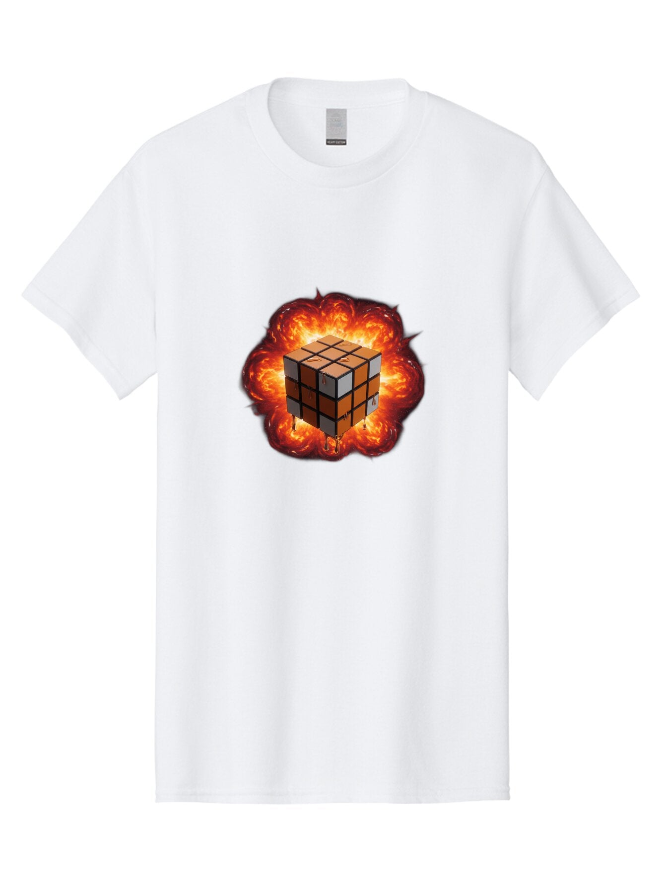 Rubik-S-Cube-8 Men'S Graphic Tee, 100% Cotton, Comfortable Casual Summer Wear, Machine Washable, Vintage Camera, Old Camera, Antique Camera, Black Camera, Classic Photography, Photography Equipment, Nostalgic Device, Film Camera, Camera Art Ban373 12