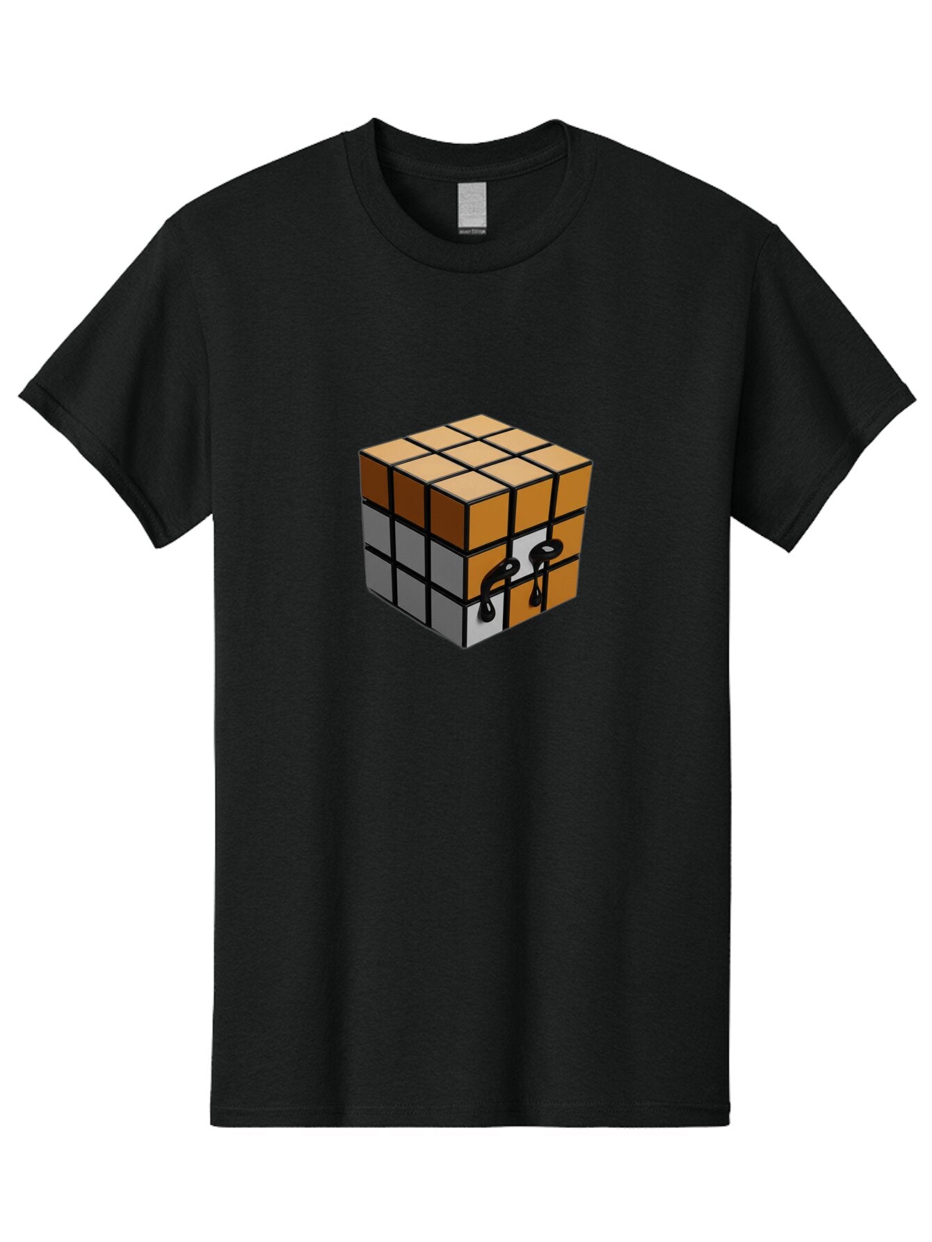 Rubik-S-Cube-9 Men'S Graphic Tee, 100% Cotton, Comfortable Casual Summer Wear, Machine Washable, Vintage Camera, Old Camera, Antique Camera, Black Camera, Classic Photography, Photography Equipment, Nostalgic Device, Film Camera, Camera Art Ban374 11