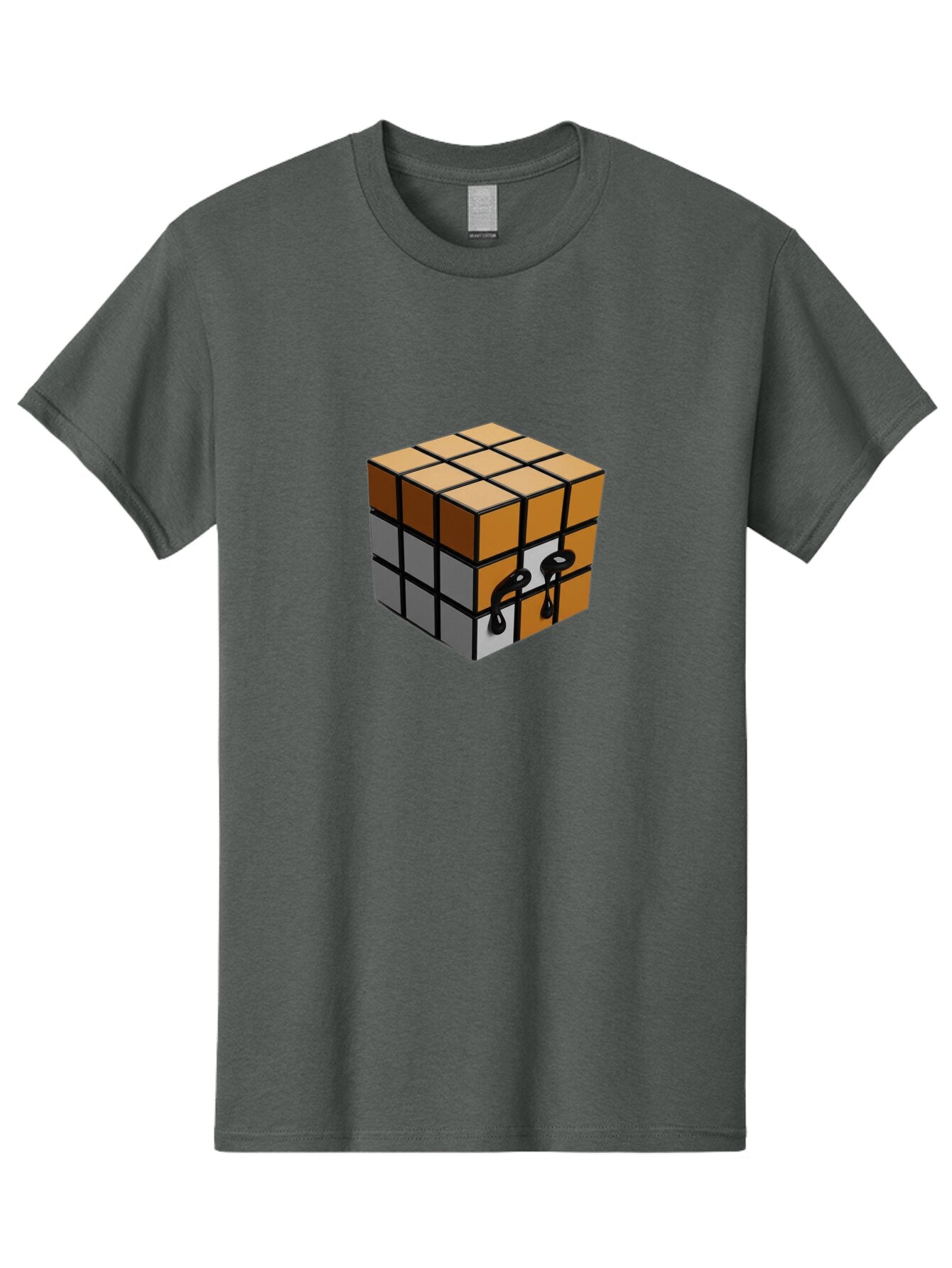 Rubik-S-Cube-9 Men'S Graphic Tee, 100% Cotton, Comfortable Casual Summer Wear, Machine Washable, Vintage Camera, Old Camera, Antique Camera, Black Camera, Classic Photography, Photography Equipment, Nostalgic Device, Film Camera, Camera Art Ban374 3