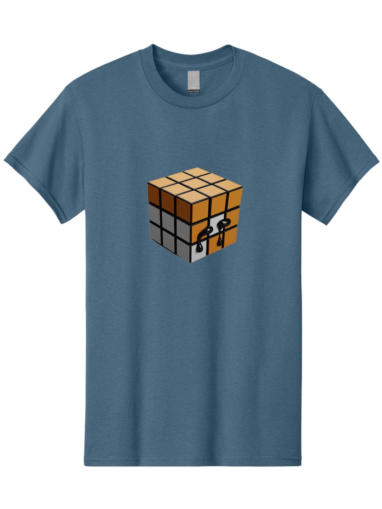 Rubik-S-Cube-9 Men'S Graphic Tee, 100% Cotton, Comfortable Casual Summer Wear, Machine Washable, Vintage Camera, Old Camera, Antique Camera, Black Camera, Classic Photography, Photography Equipment, Nostalgic Device, Film Camera, Camera Art Ban374 10