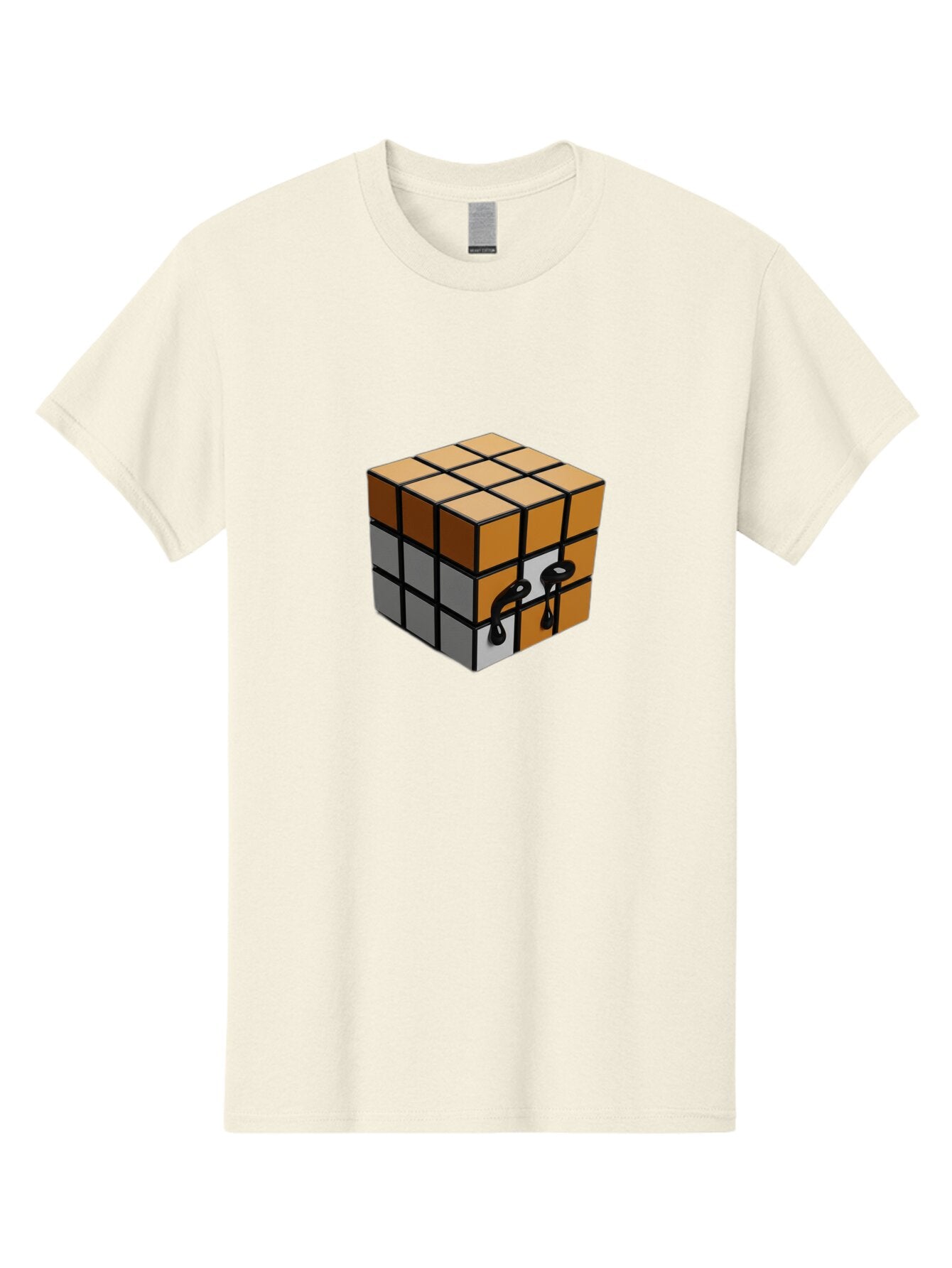 Rubik-S-Cube-9 Men'S Graphic Tee, 100% Cotton, Comfortable Casual Summer Wear, Machine Washable, Vintage Camera, Old Camera, Antique Camera, Black Camera, Classic Photography, Photography Equipment, Nostalgic Device, Film Camera, Camera Art Ban374