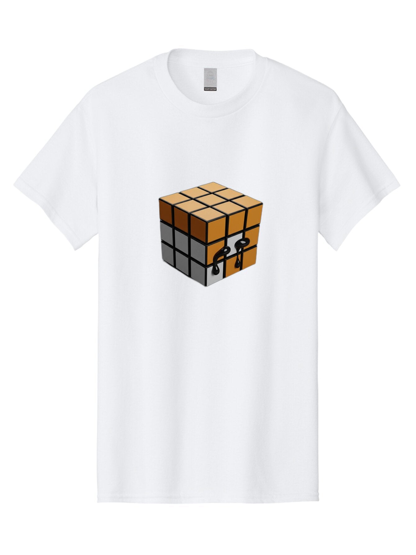 Rubik-S-Cube-9 Men'S Graphic Tee, 100% Cotton, Comfortable Casual Summer Wear, Machine Washable, Vintage Camera, Old Camera, Antique Camera, Black Camera, Classic Photography, Photography Equipment, Nostalgic Device, Film Camera, Camera Art Ban374 6