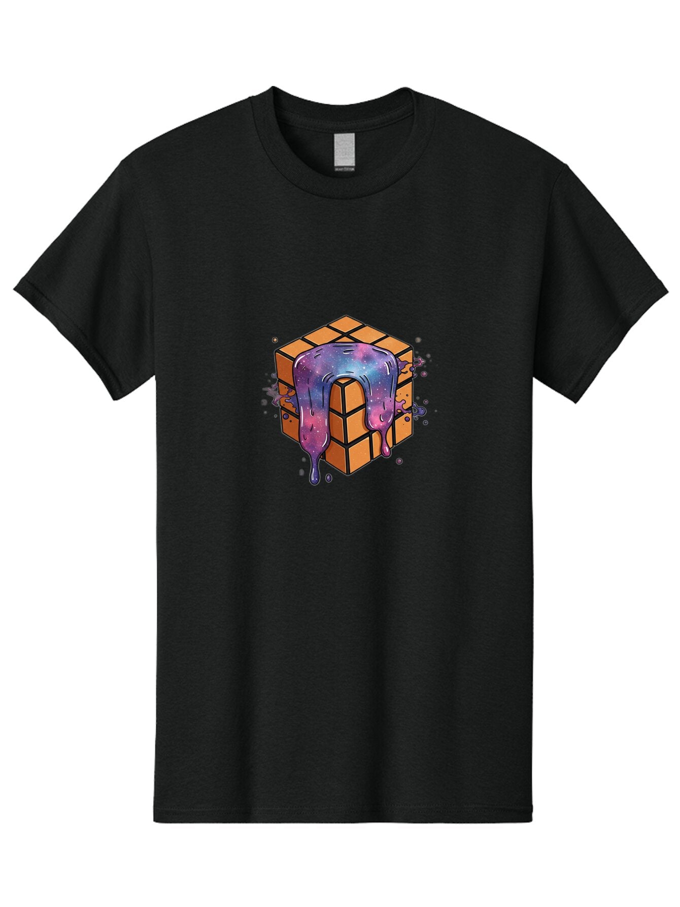 Rubik-S-Cube-Galaxy-Slime Men'S Graphic Tee, 100% Cotton, Comfortable Casual Summer Wear, Machine Washable, Vintage Camera, Old Camera, Antique Camera, Black Camera, Classic Photography, Photography Equipment, Nostalgic Device, Film Camera, Ban375