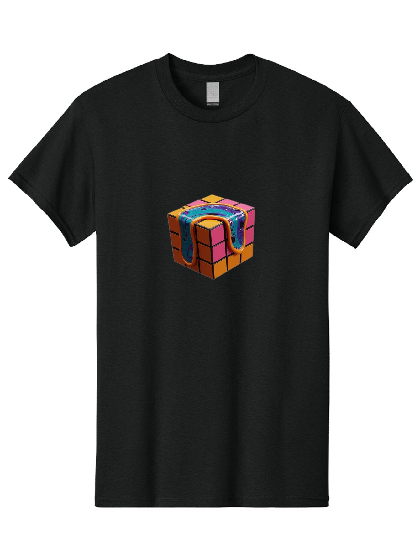 Rubik-S-Cube-Suitcase Men'S Graphic Tee, 100% Cotton, Comfortable Casual Summer Wear, Machine Washable, Vintage Camera, Old Camera, Antique Camera, Black Camera, Classic Photography, Photography Equipment, Nostalgic Device, Film Camera, Ban376 3