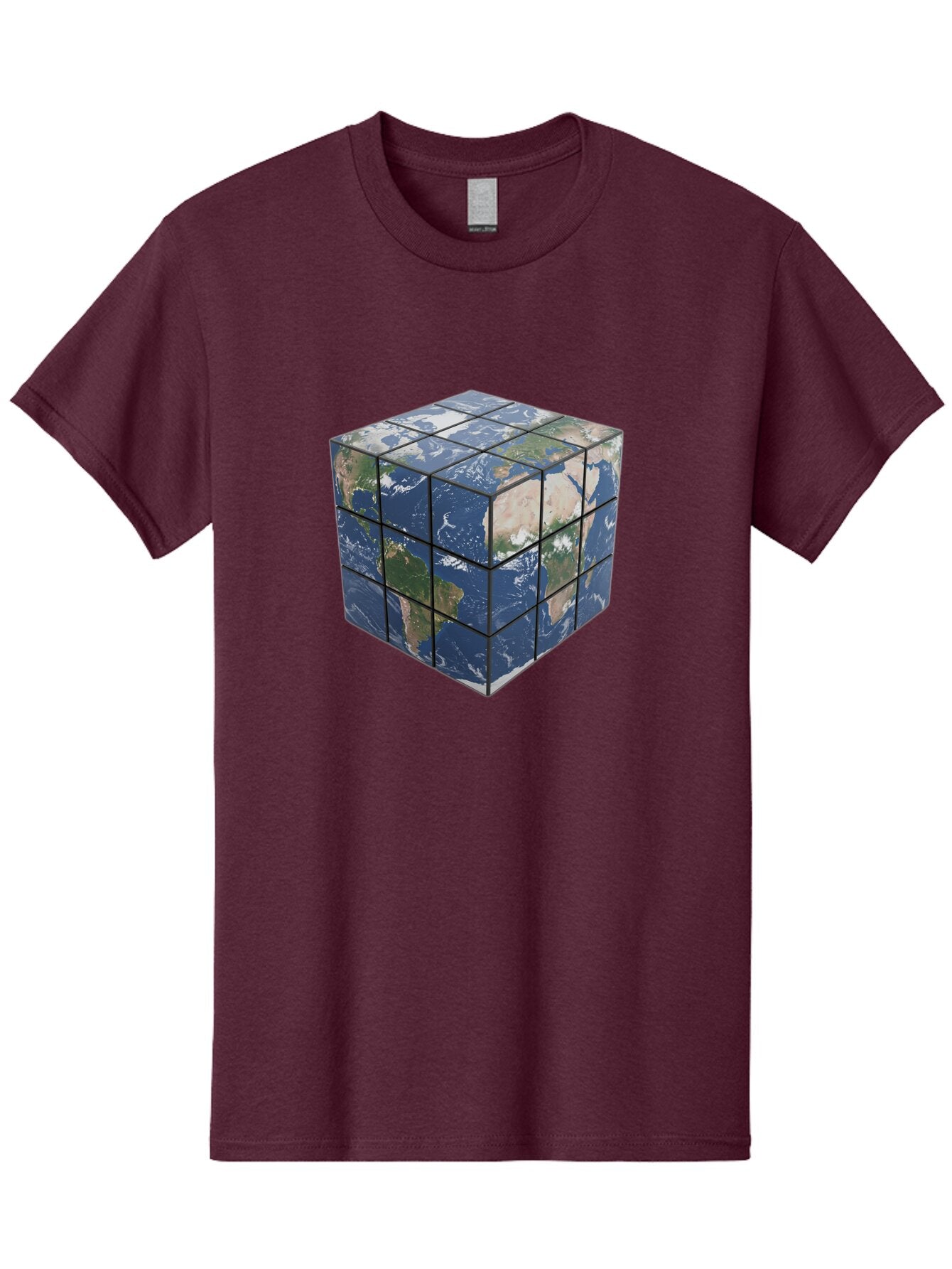 Rubik-S-Cube-World-Map Men'S Graphic Tee, 100% Cotton, Comfortable Casual Summer Wear, Machine Washable, Vintage Camera, Old Camera, Antique Camera, Black Camera, Classic Photography, Photography Equipment, Nostalgic Device, Film Camera, Ban377 4