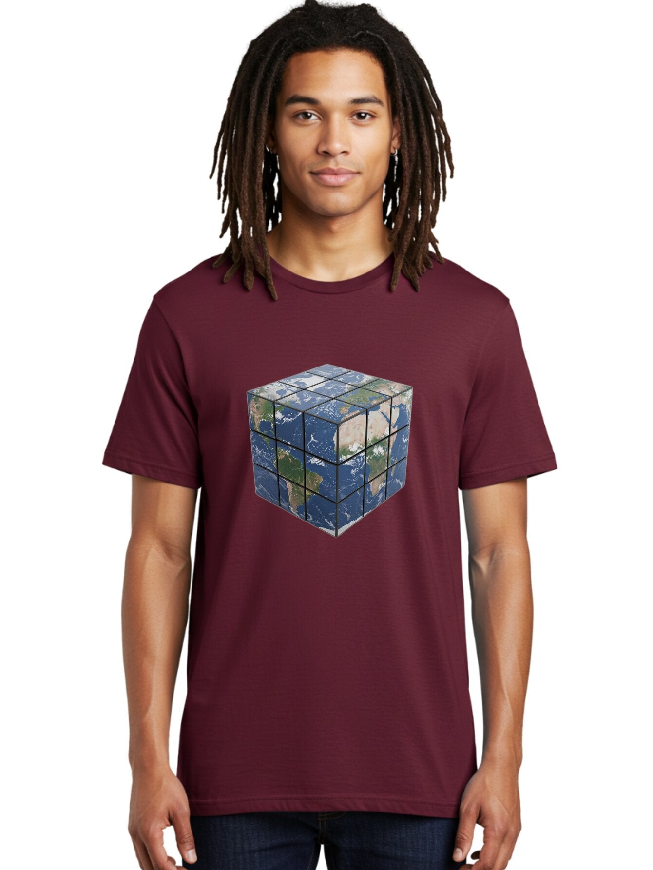 Rubik-S-Cube-World-Map Men'S Graphic Tee, 100% Cotton, Comfortable Casual Summer Wear, Machine Washable, Vintage Camera, Old Camera, Antique Camera, Black Camera, Classic Photography, Photography Equipment, Nostalgic Device, Film Camera, Ban377 18