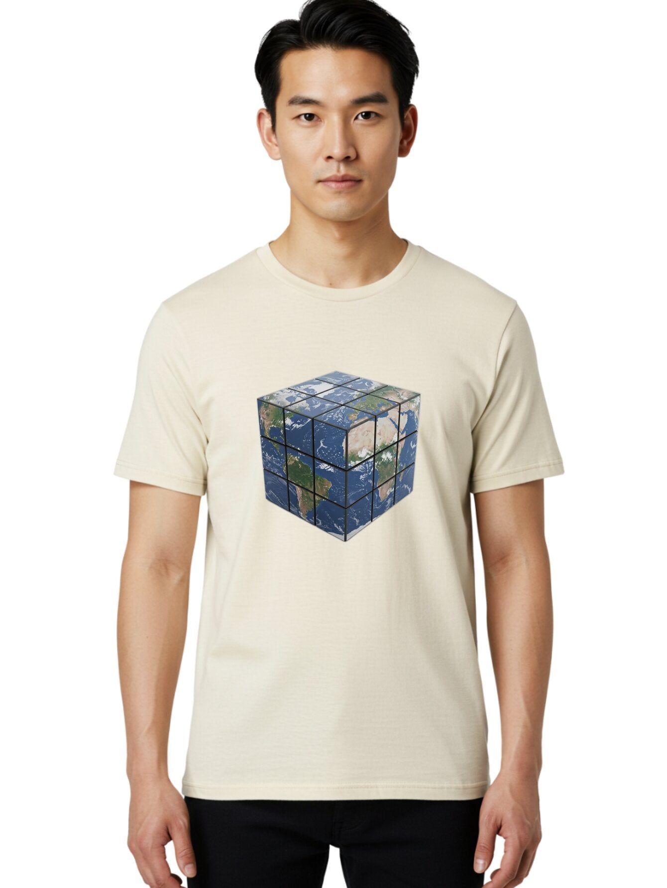 Rubik-S-Cube-World-Map Men'S Graphic Tee, 100% Cotton, Comfortable Casual Summer Wear, Machine Washable, Vintage Camera, Old Camera, Antique Camera, Black Camera, Classic Photography, Photography Equipment, Nostalgic Device, Film Camera, Ban377 22