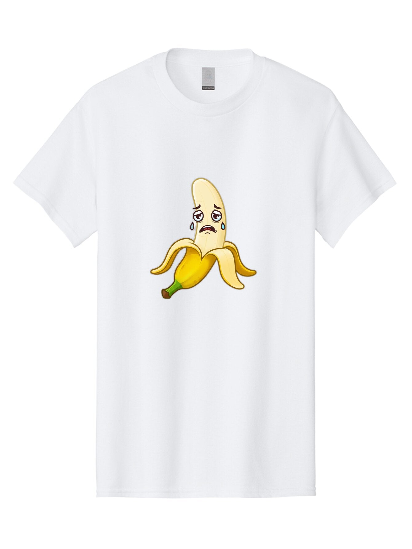 Sad-Banana-1 Men'S Graphic Tee, 100% Cotton, Comfortable Casual Summer Wear, Machine Washable, Vintage Camera, Old Camera, Antique Camera, Black Camera, Classic Photography, Photography Equipment, Nostalgic Device, Film Camera, Camera Art Ban389