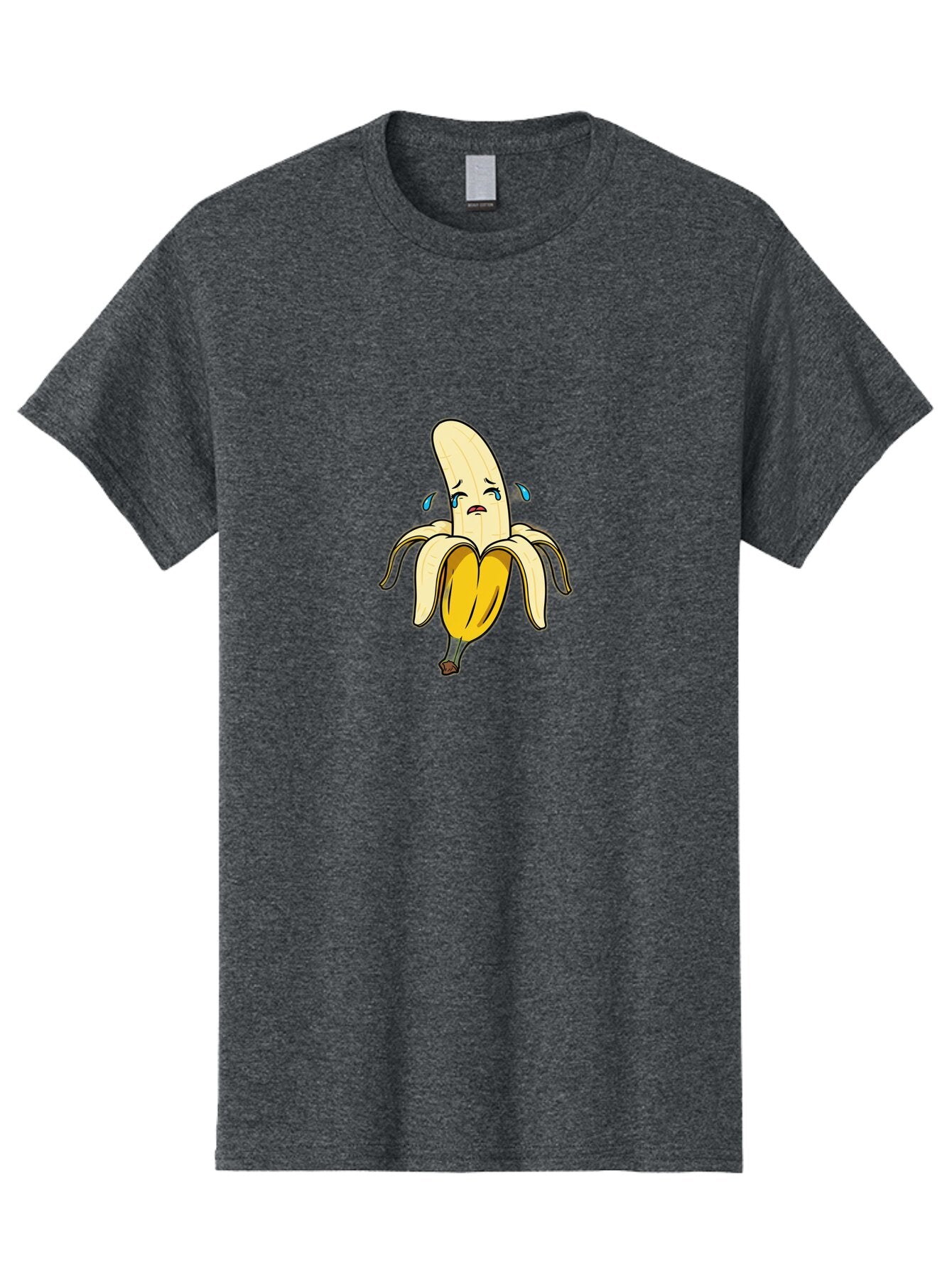 Sad-Banana-2 Men'S Graphic Tee, 100% Cotton, Comfortable Casual Summer Wear, Machine Washable, Vintage Camera, Old Camera, Antique Camera, Black Camera, Classic Photography, Photography Equipment, Nostalgic Device, Film Camera, Camera Art Ban390 4