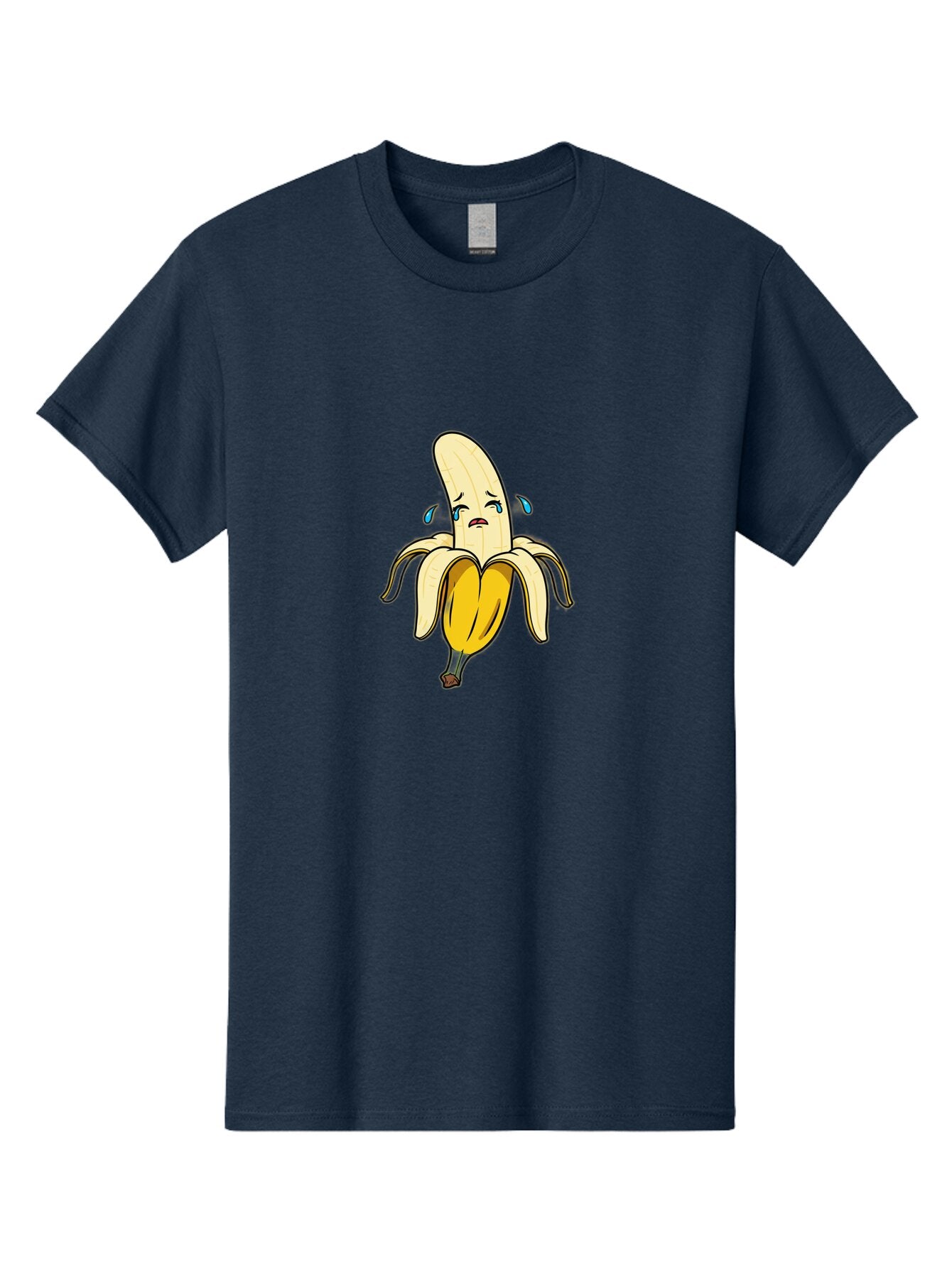 Sad-Banana-2 Men'S Graphic Tee, 100% Cotton, Comfortable Casual Summer Wear, Machine Washable, Vintage Camera, Old Camera, Antique Camera, Black Camera, Classic Photography, Photography Equipment, Nostalgic Device, Film Camera, Camera Art Ban390 15