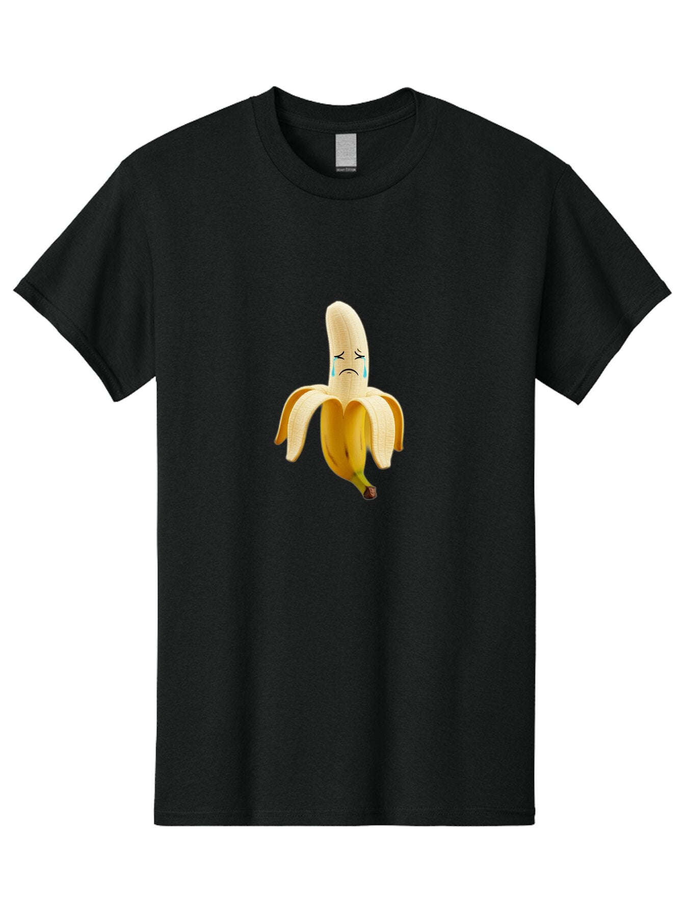 Sad-Banana-5 Men'S Graphic Tee, 100% Cotton, Comfortable Casual Summer Wear, Machine Washable, Vintage Camera, Old Camera, Antique Camera, Black Camera, Classic Photography, Photography Equipment, Nostalgic Device, Film Camera, Camera Art Ban393 3