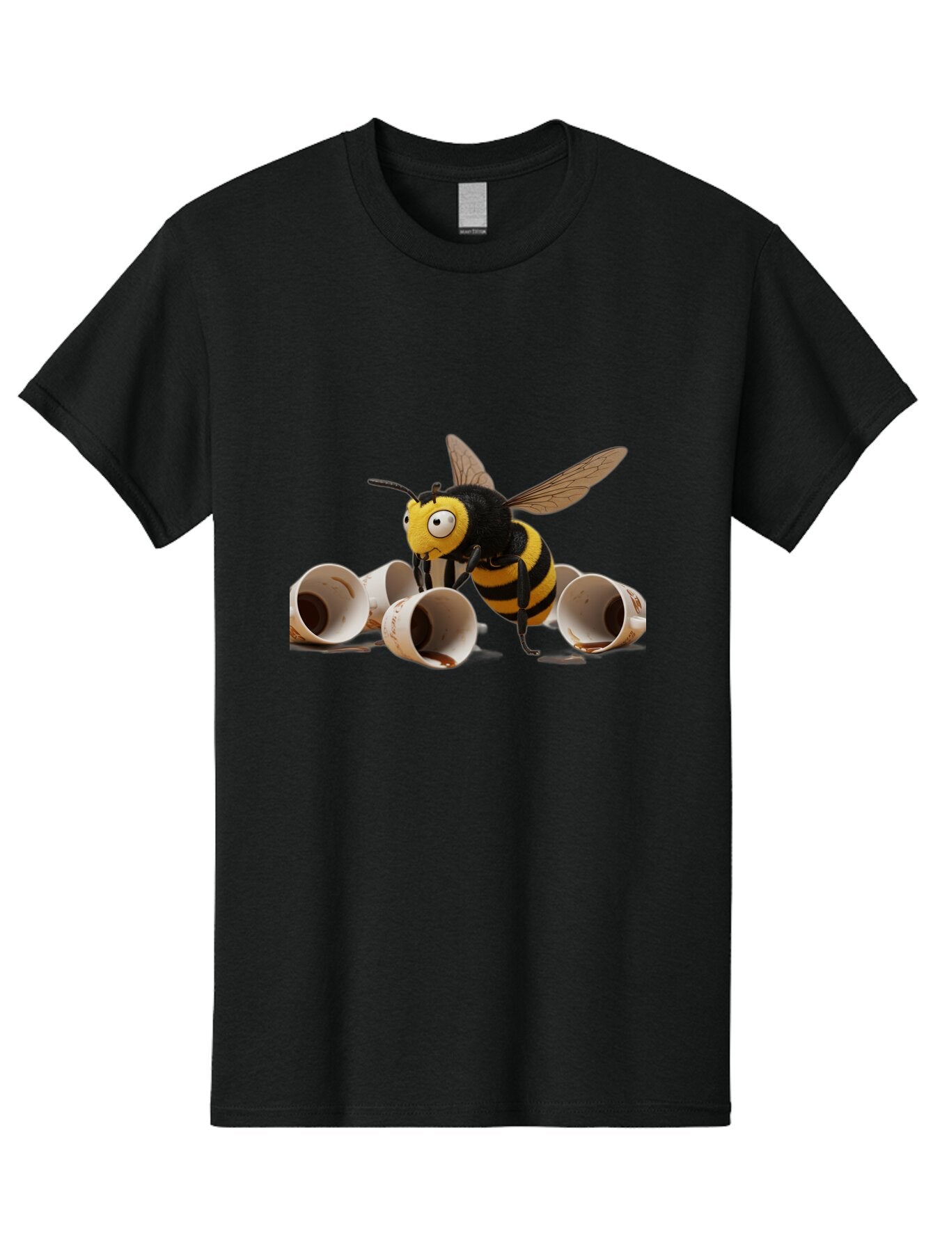 Sad-Bee Men'S Graphic Tee, 100% Cotton, Comfortable Casual Summer Wear, Machine Washable, Vintage Camera, Old Camera, Antique Camera, Black Camera, Classic Photography, Photography Equipment, Nostalgic Device, Film Camera, Camera Art Ban395