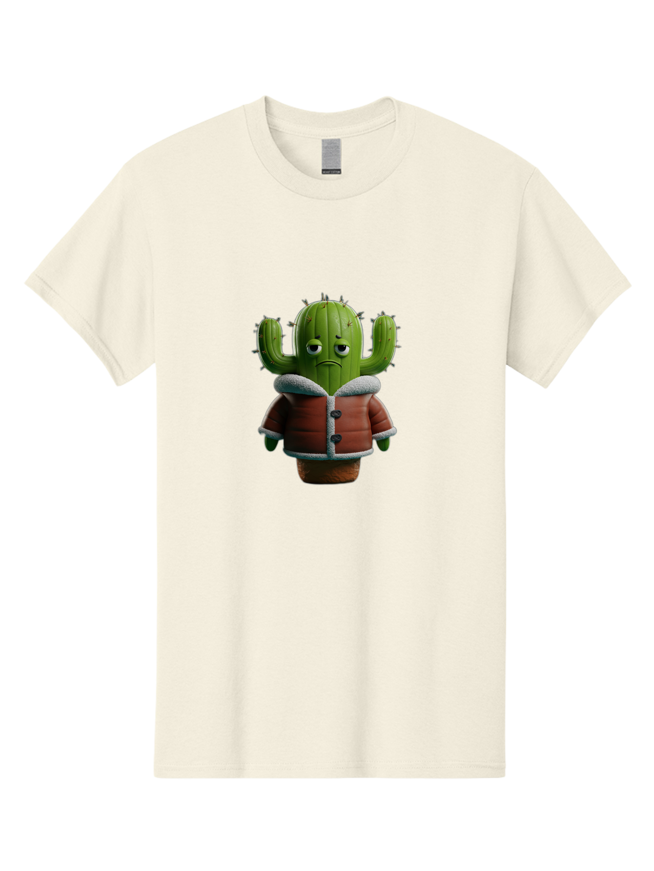 Sad-Cactus-2 Men'S Graphic Tee, 100% Cotton, Comfortable Casual Summer Wear, Machine Washable, Vintage Camera, Old Camera, Antique Camera, Black Camera, Classic Photography, Photography Equipment, Nostalgic Device, Film Camera, Camera Art Ban397