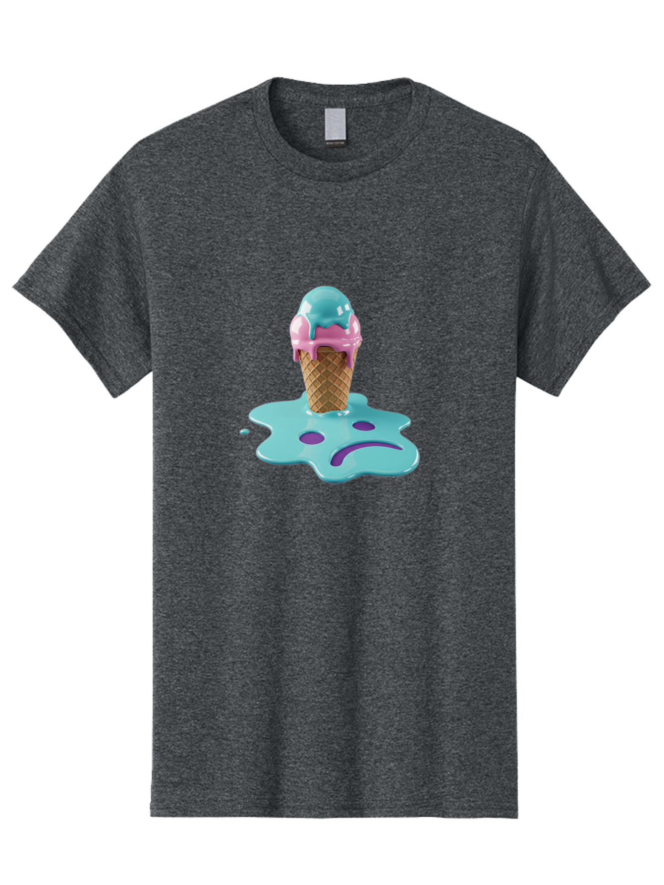 Sad-Ice-Cream Men'S Graphic Tee, 100% Cotton, Comfortable Casual Summer Wear, Machine Washable, Vintage Camera, Old Camera, Antique Camera, Black Camera, Classic Photography, Photography Equipment, Nostalgic Device, Film Camera, Camera Art Ban401