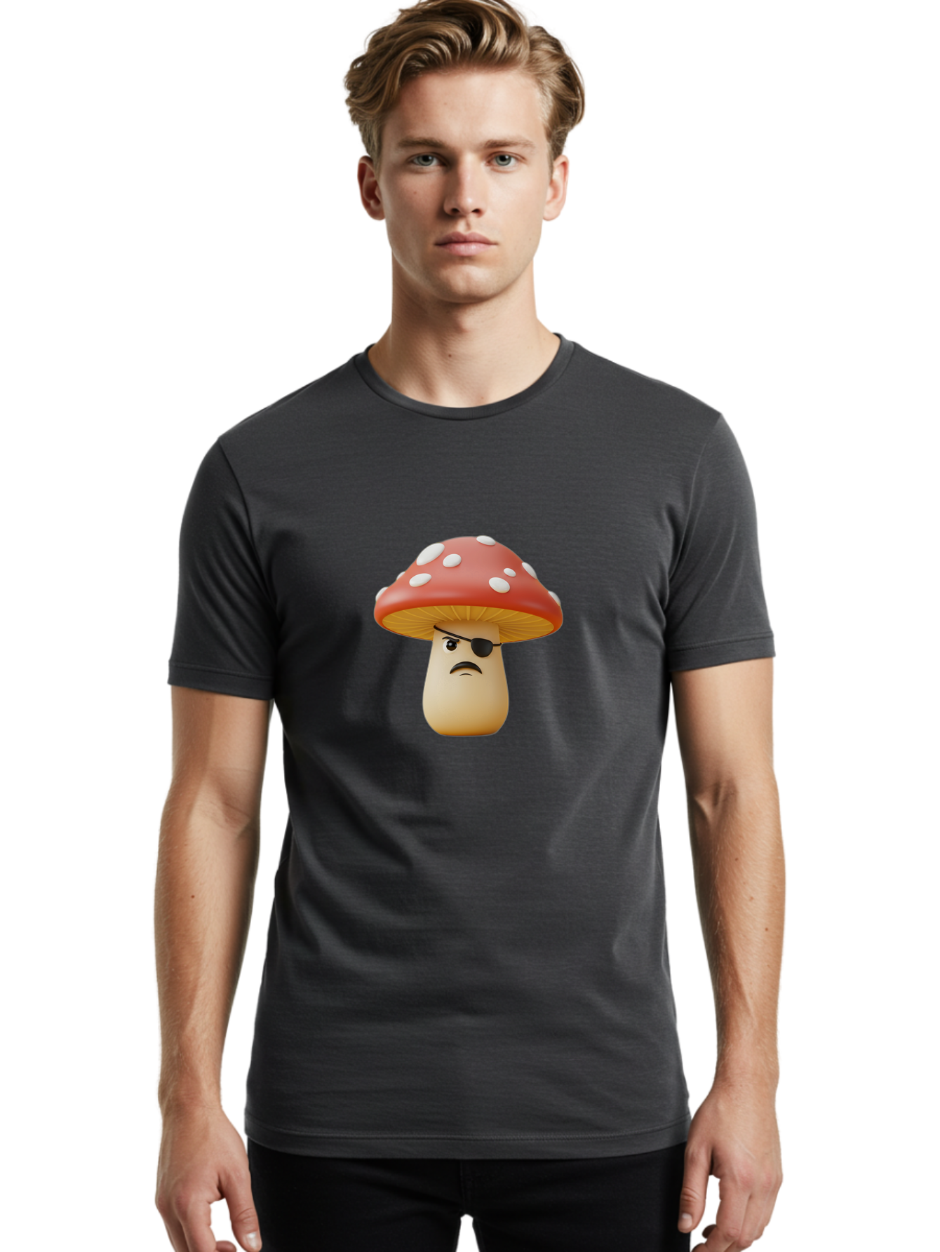 Sad-Mushroom Men'S Graphic Tee, 100% Cotton, Comfortable Casual Summer Wear, Machine Washable, Vintage Camera, Old Camera, Antique Camera, Black Camera, Classic Photography, Photography Equipment, Nostalgic Device, Film Camera, Camera Art Ban402 16