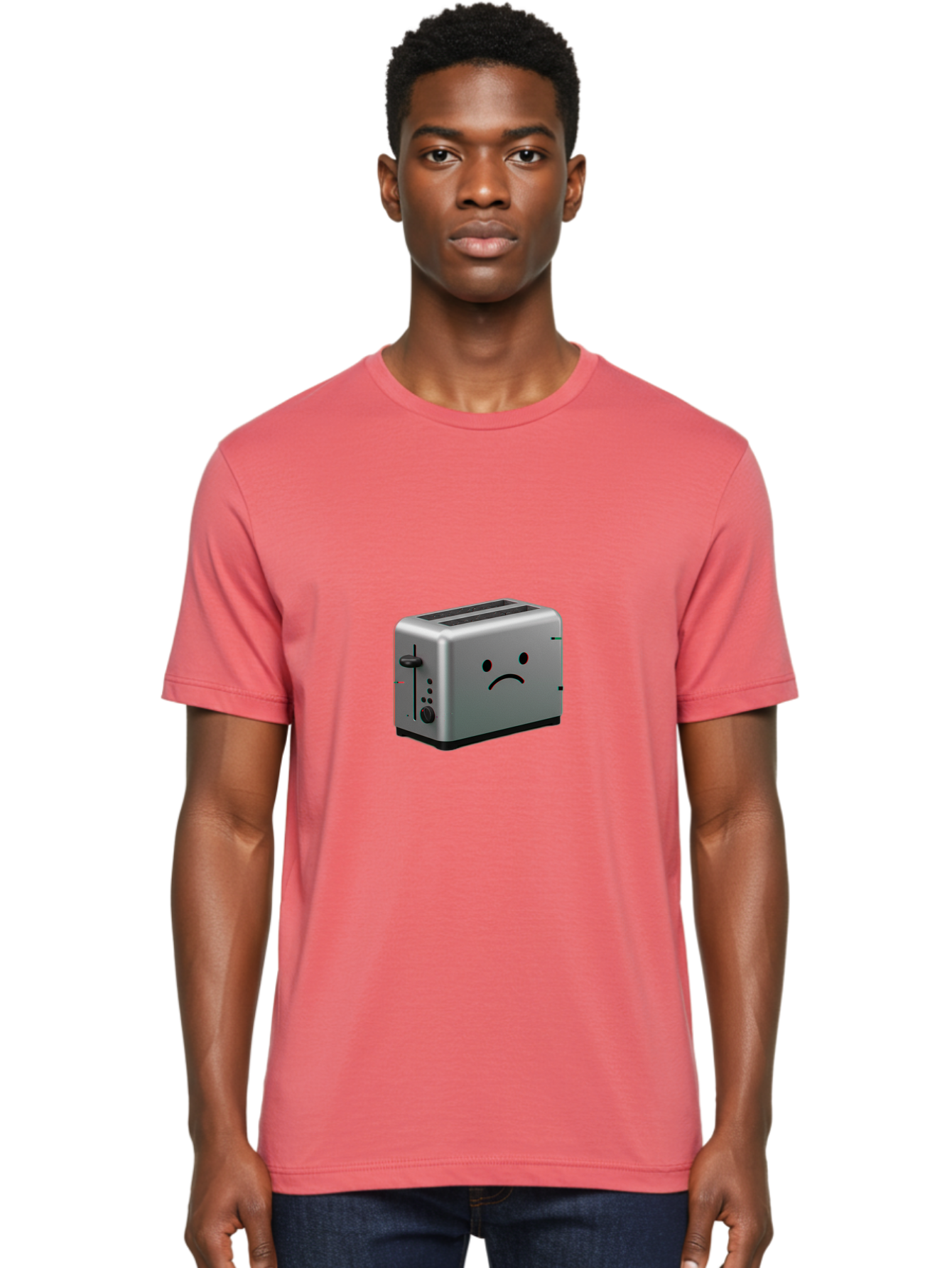 Sad-Toaster-4 Men'S Graphic Tee, 100% Cotton, Comfortable Casual Summer Wear, Machine Washable, Vintage Camera, Old Camera, Antique Camera, Black Camera, Classic Photography, Photography Equipment, Nostalgic Device, Film Camera, Camera Art Ban410 16