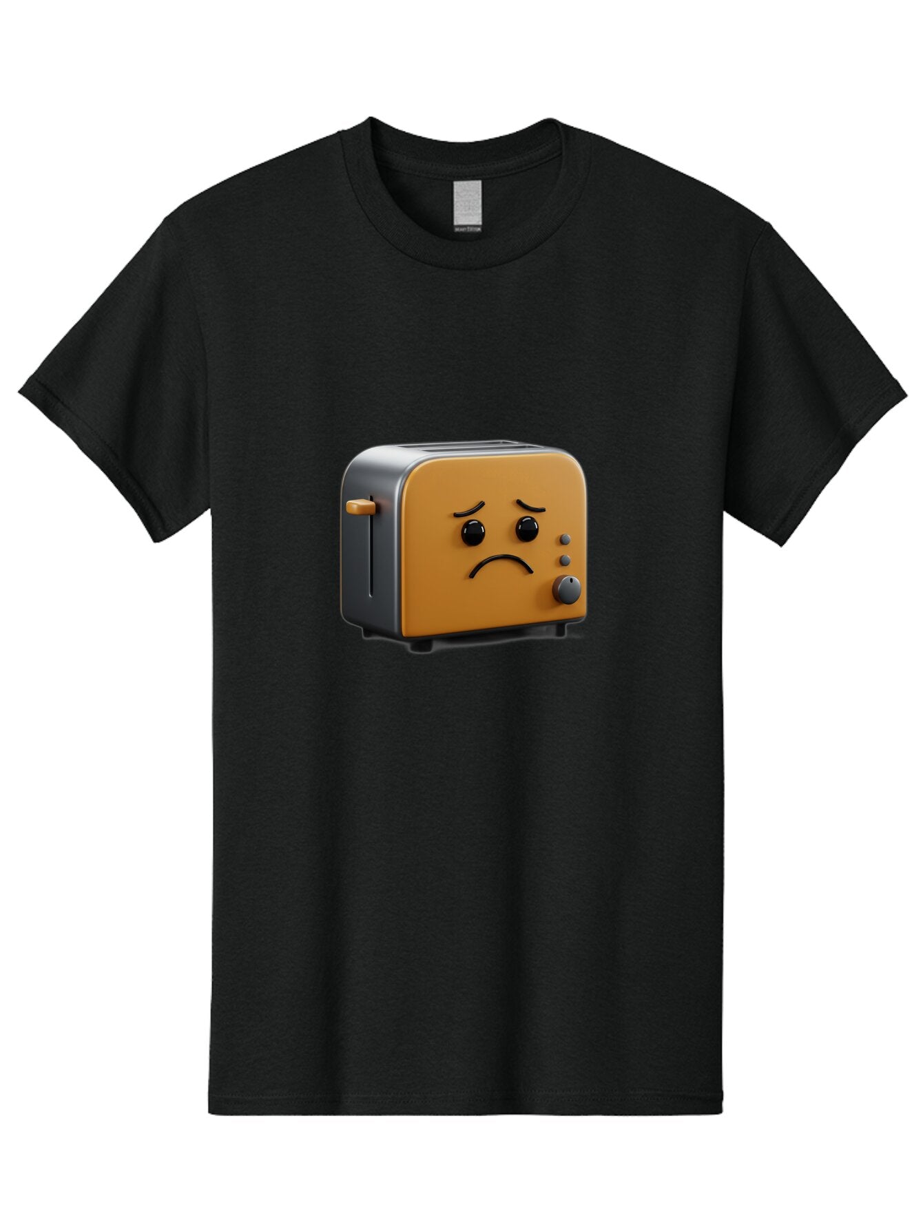 Sad-Toaster-6 Men'S Graphic Tee, 100% Cotton, Comfortable Casual Summer Wear, Machine Washable, Vintage Camera, Old Camera, Antique Camera, Black Camera, Classic Photography, Photography Equipment, Nostalgic Device, Film Camera, Camera Art Ban412 7
